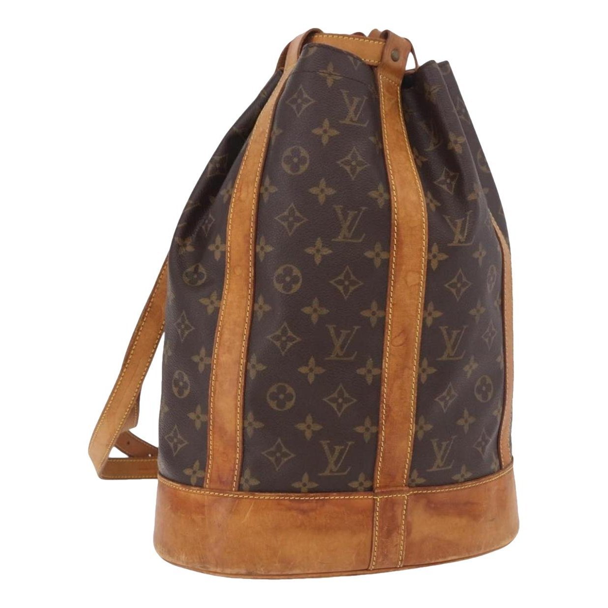 Randonnée leather handbag