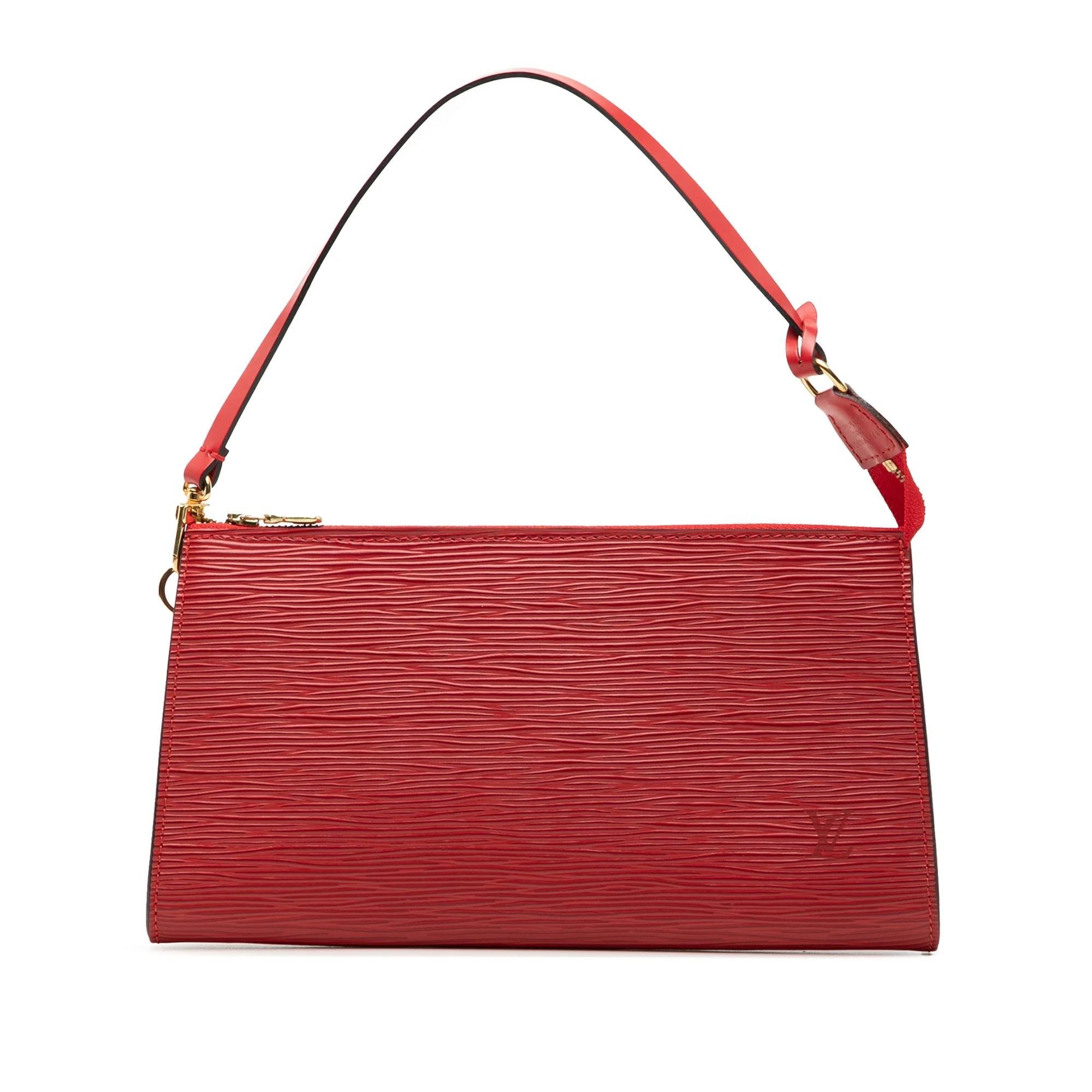 Pochette Accessoire leather handbag