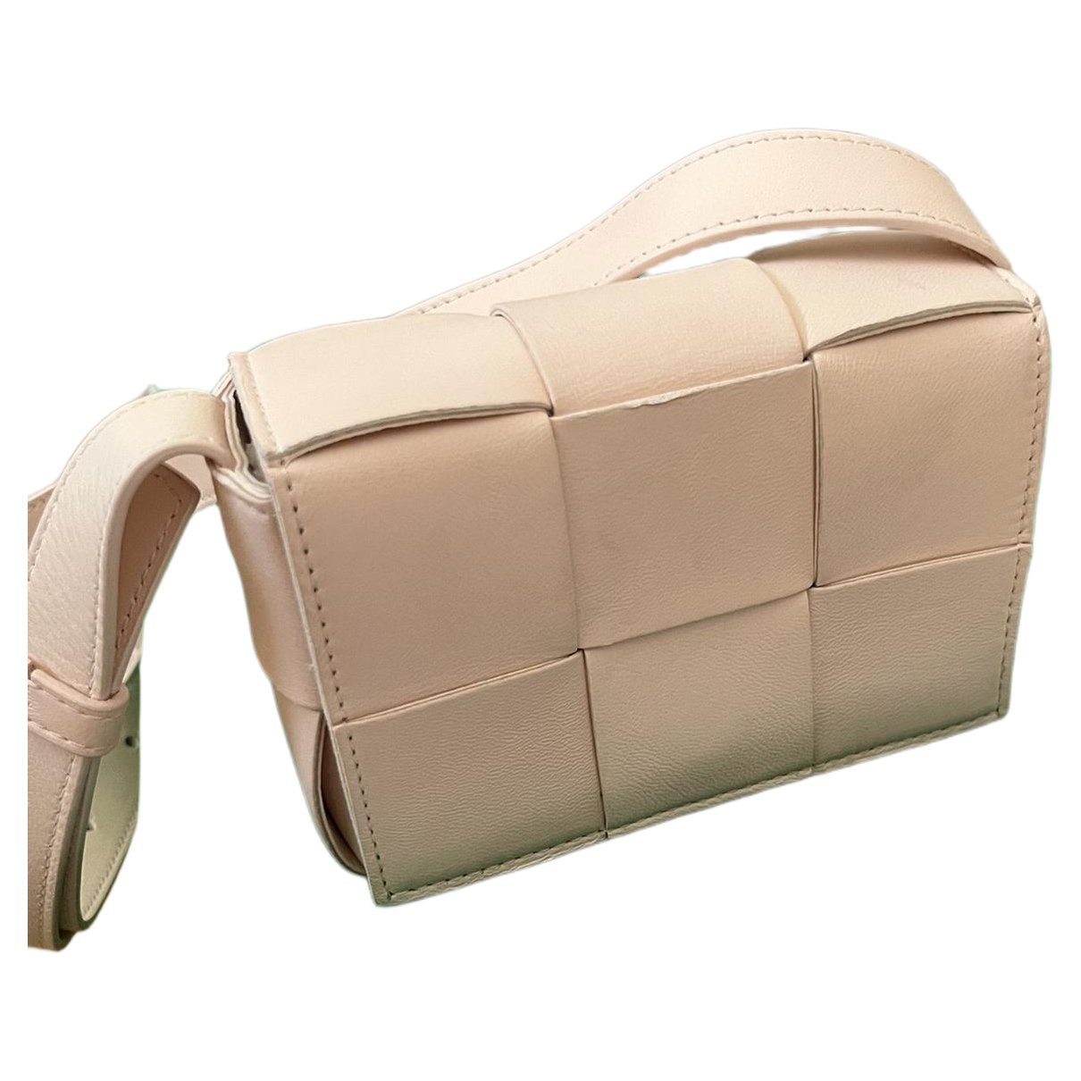 Cassette leather crossbody bag