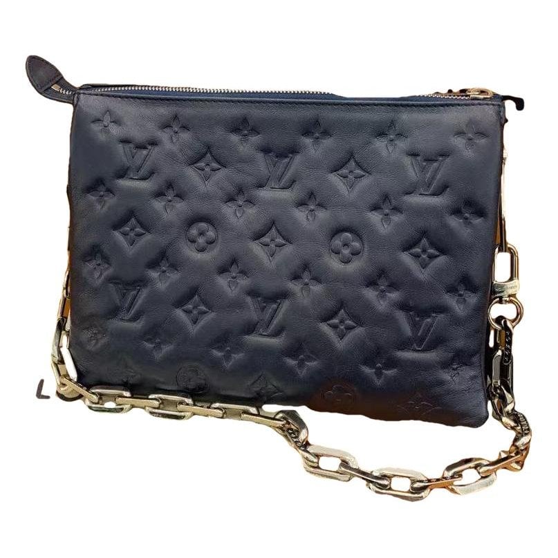 Coussin leather handbag