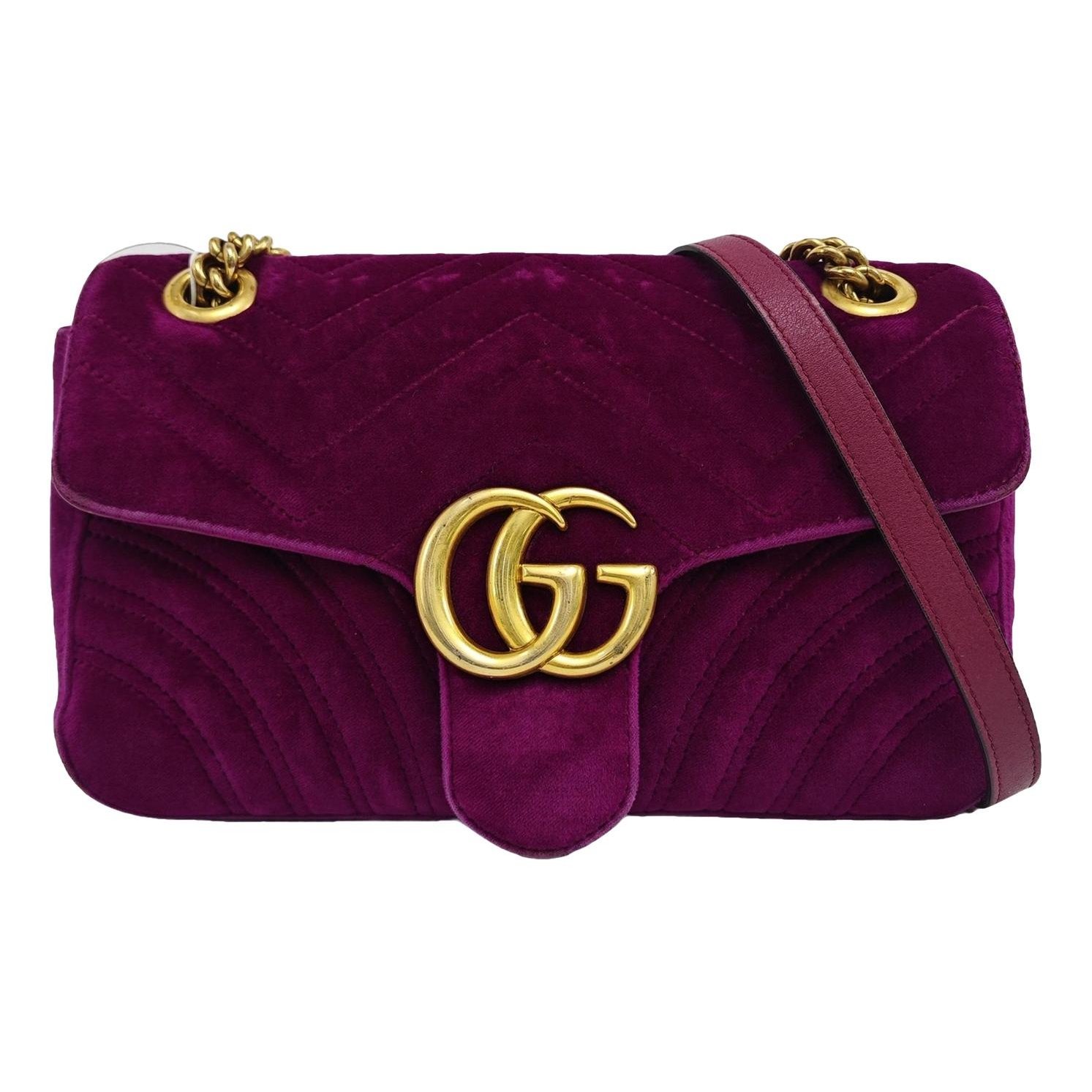 GG Marmont velvet handbag