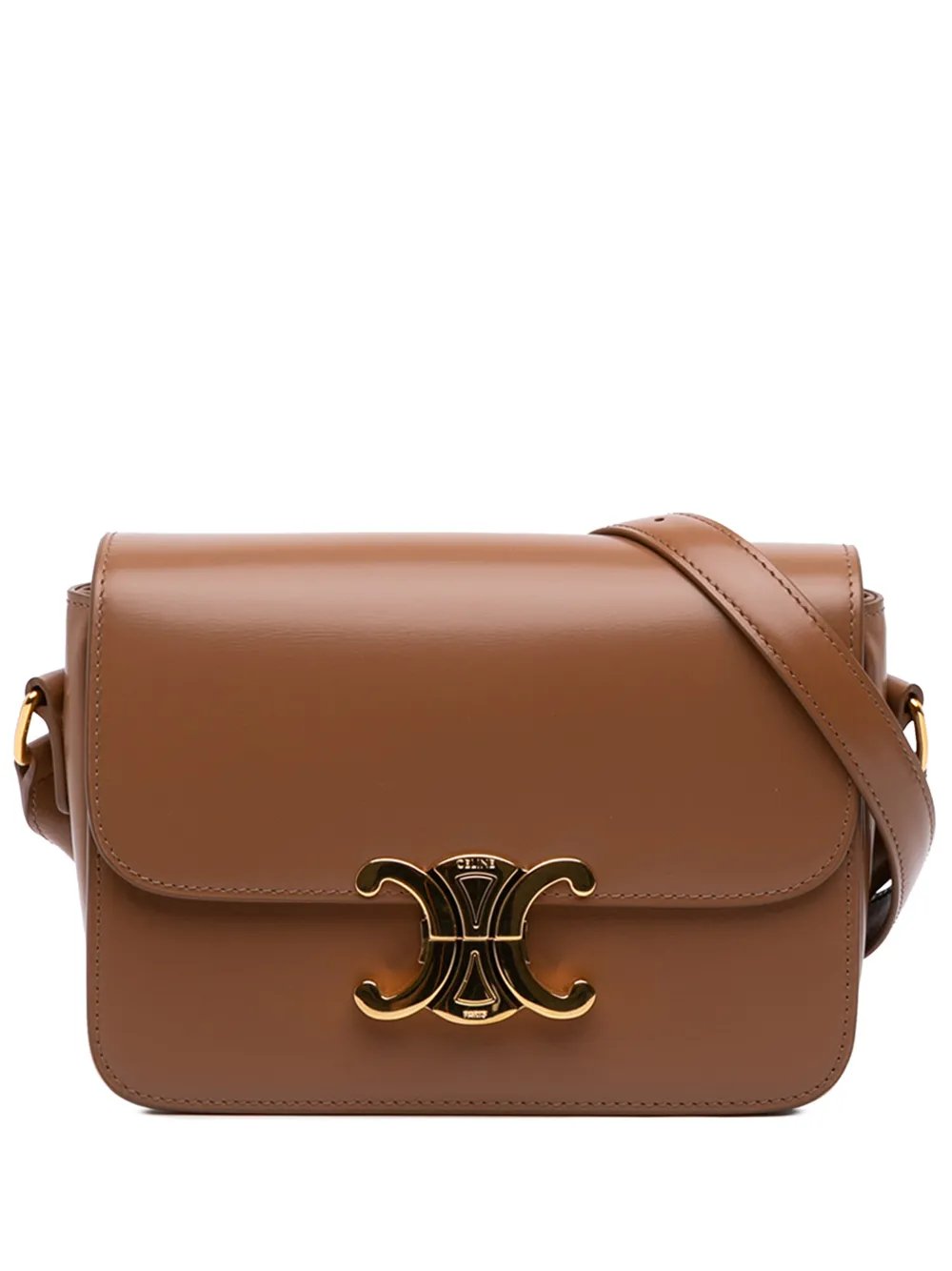 2024 Teen Shiny Calfskin Triomphe crossbody bag