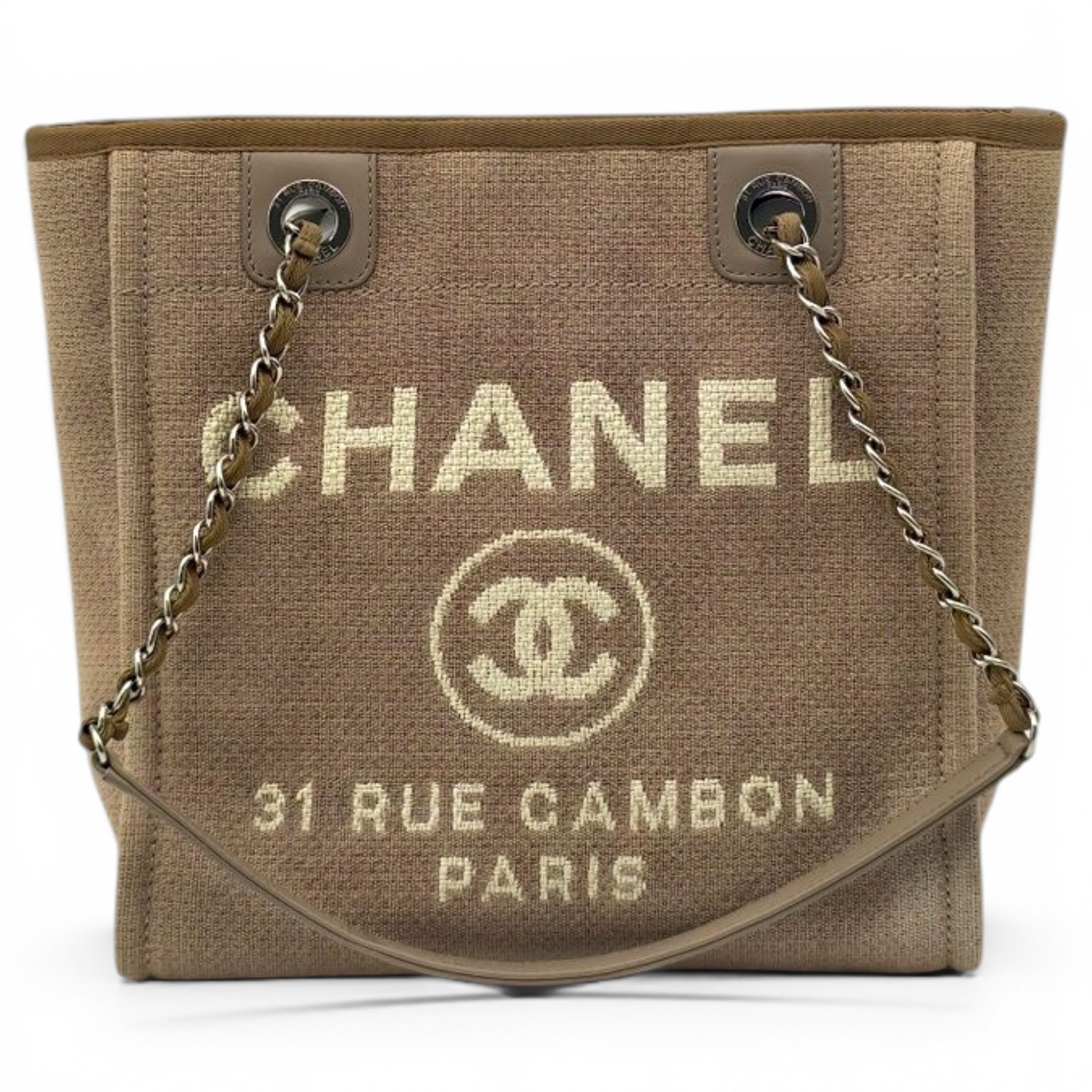 North South Deauville leather tote