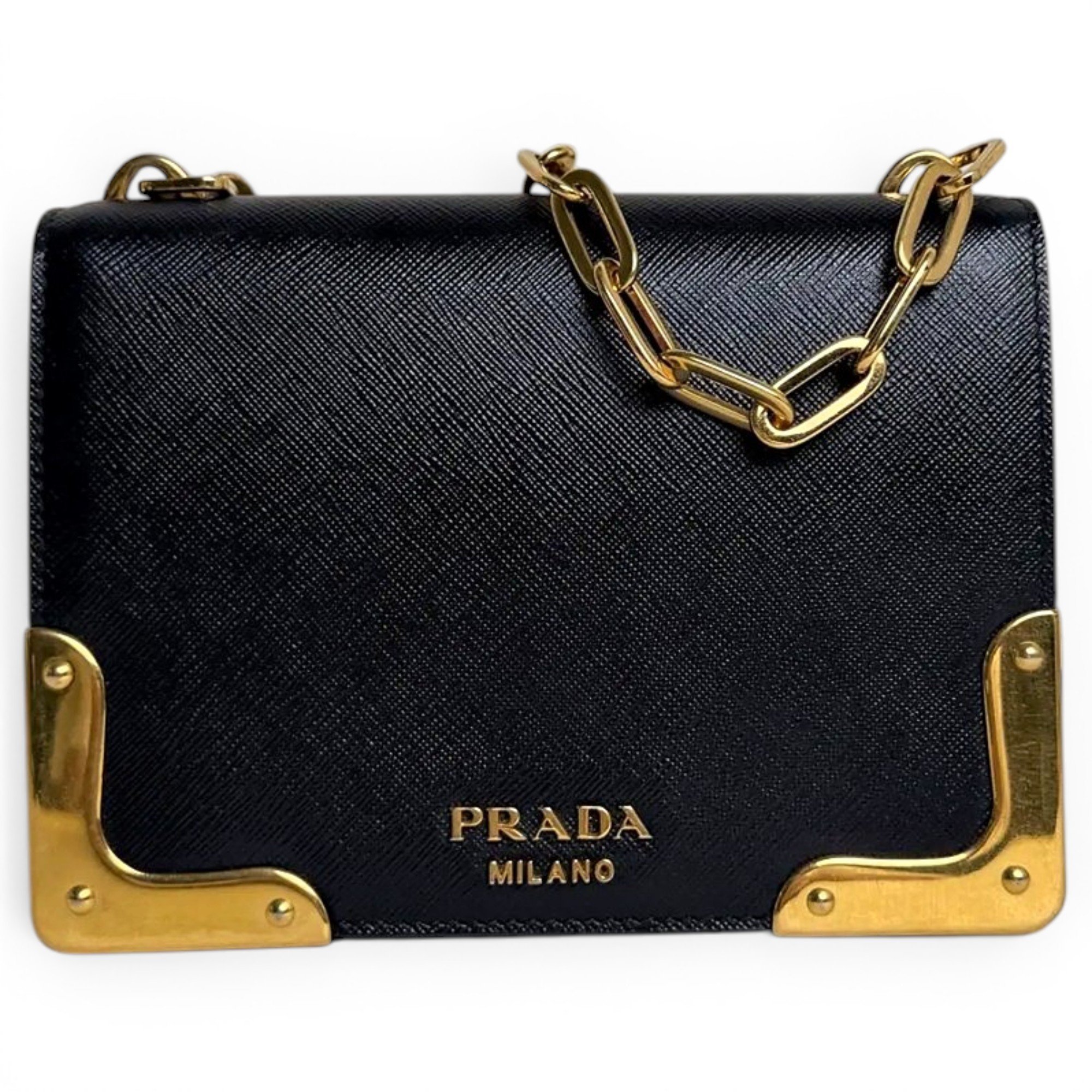 Cahier leather handbag