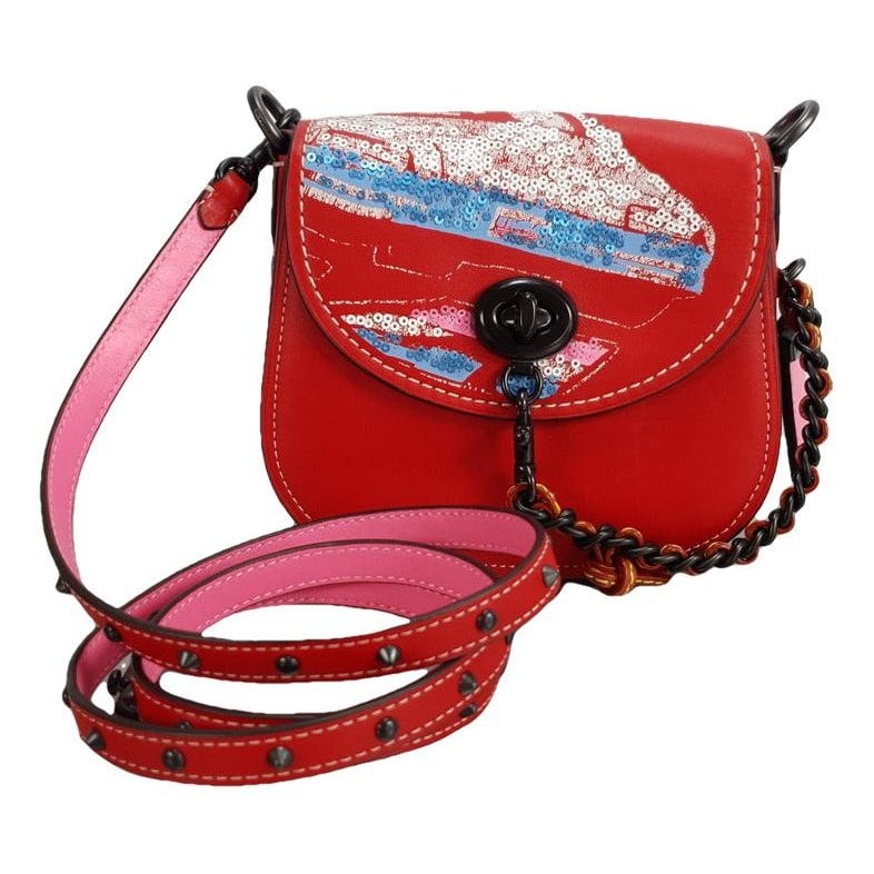 Leather crossbody bag