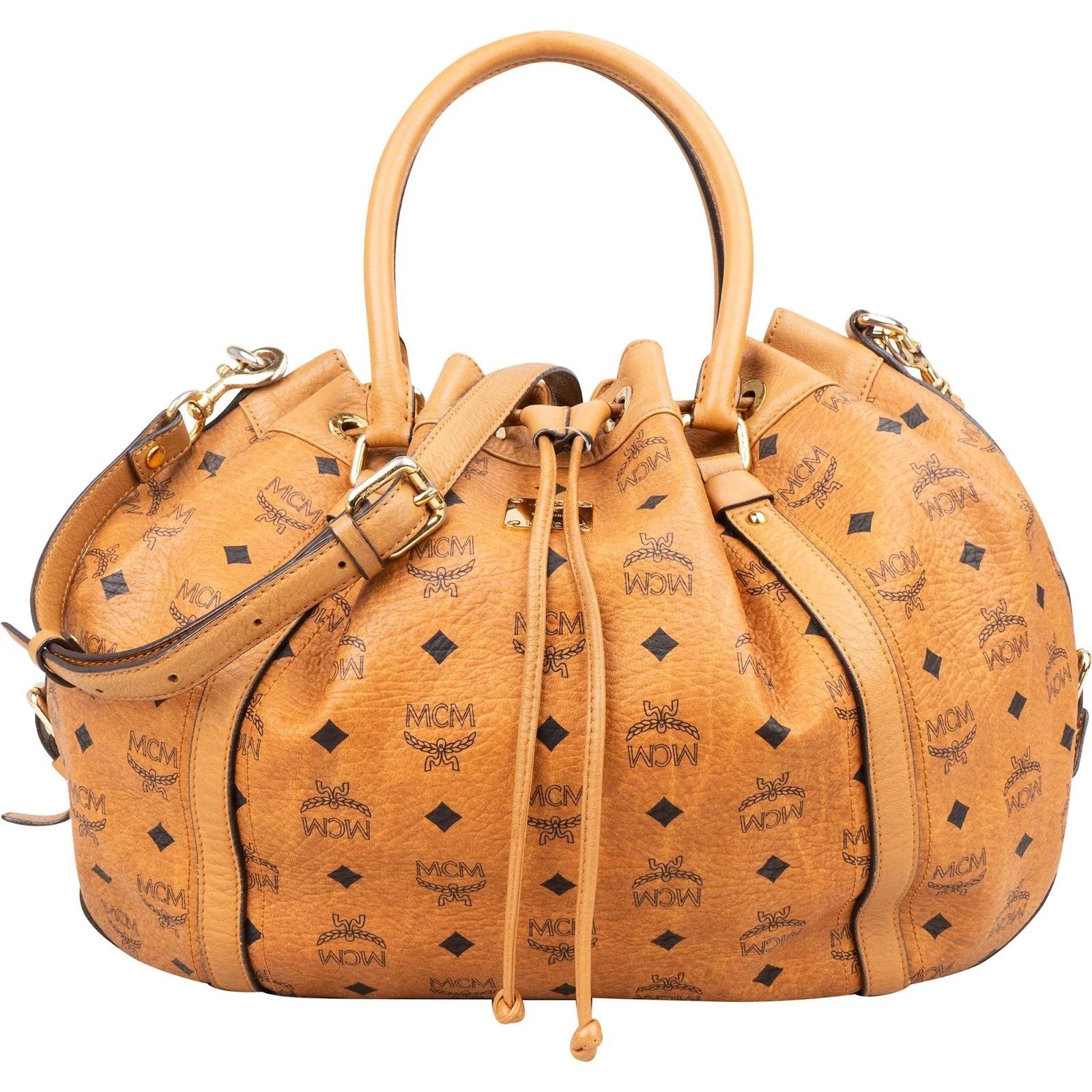 Heritage Drawstring leather handbag
