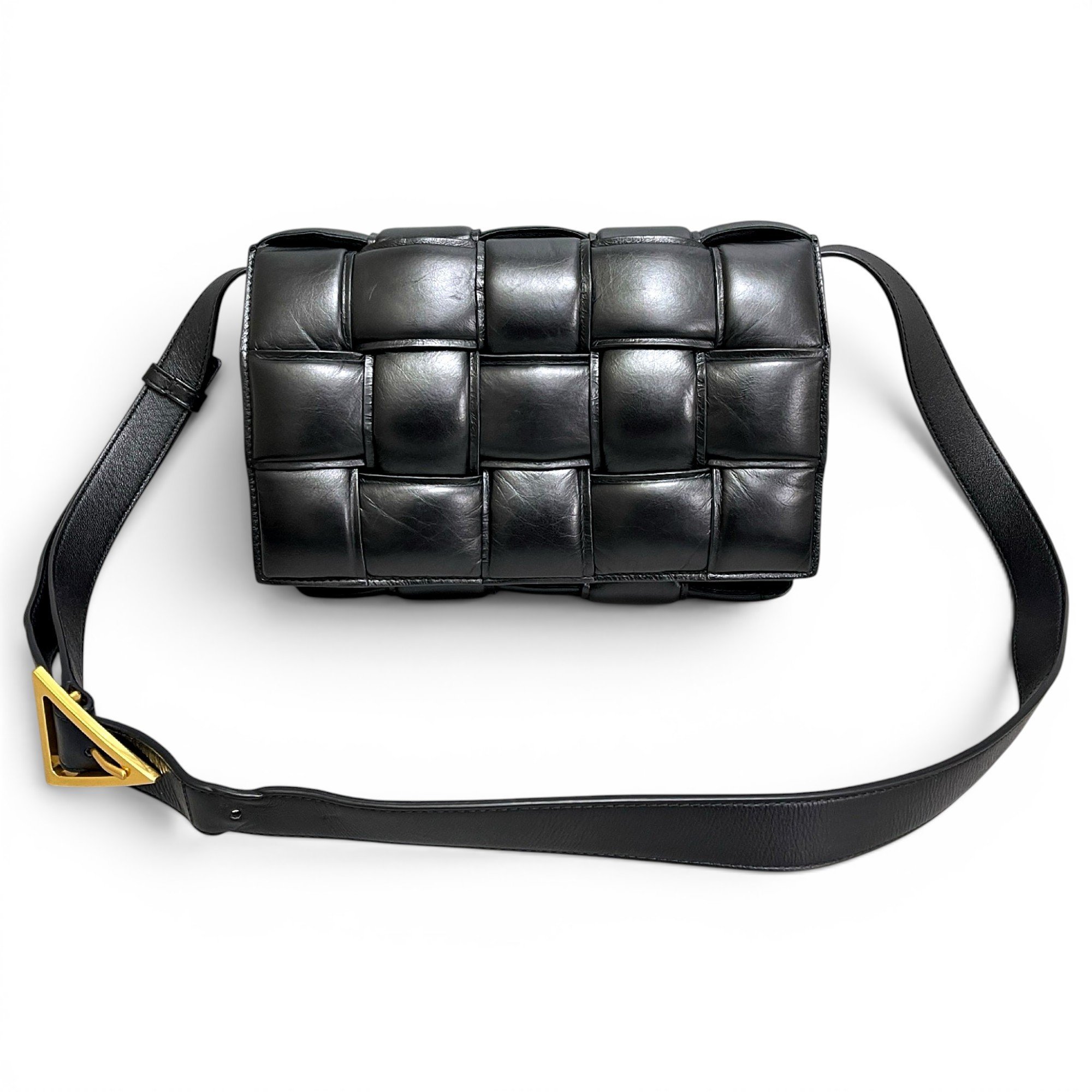 Cassette Padded leather crossbody bag