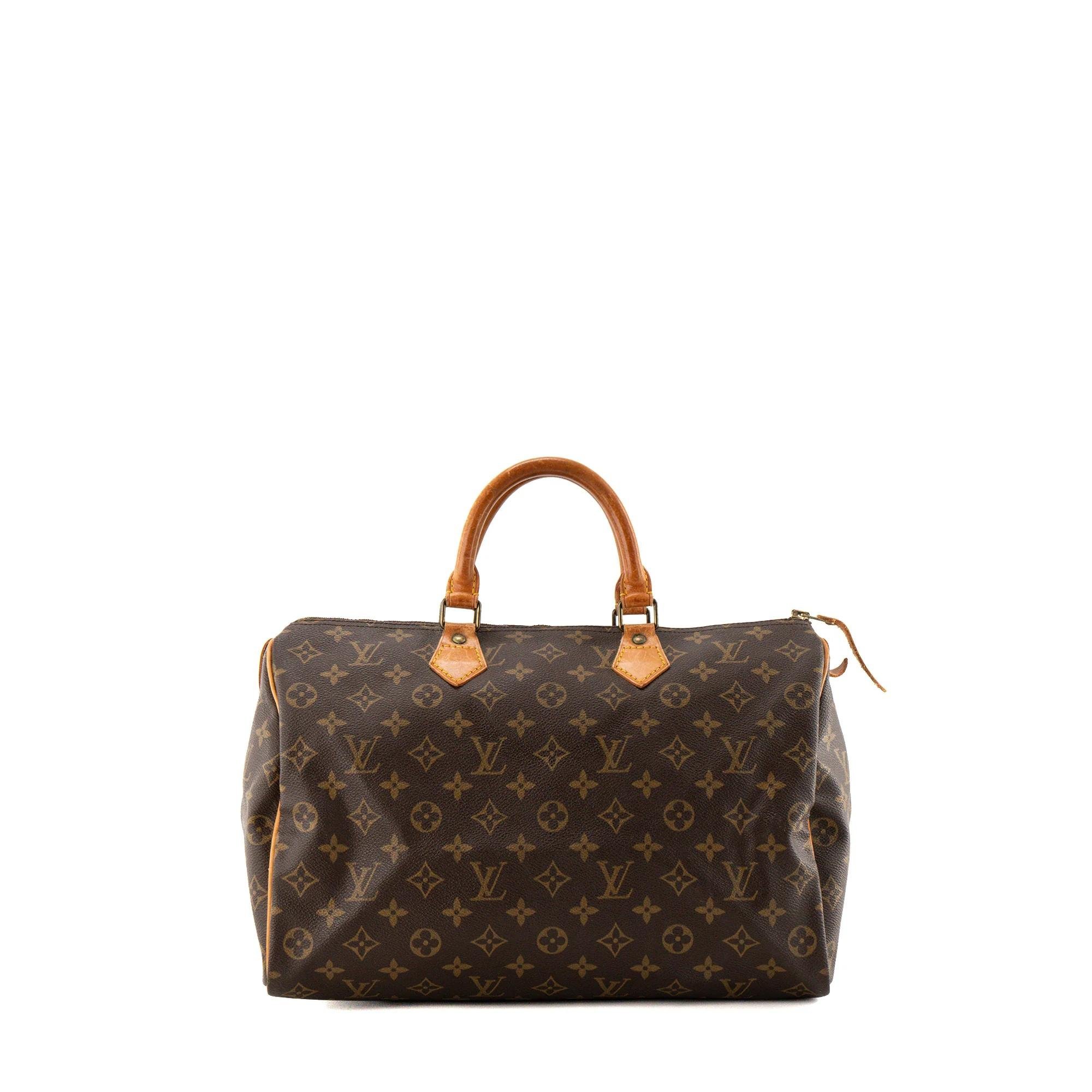 Speedy leather handbag