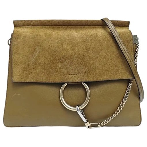 Faye leather handbag