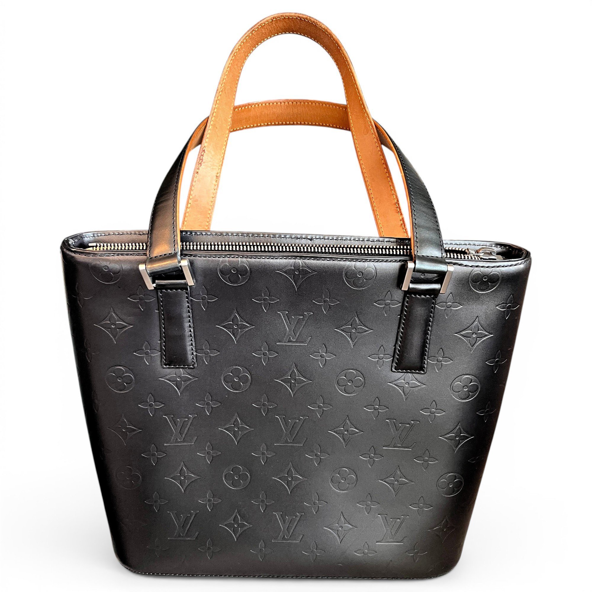 Stockton patent leather tote