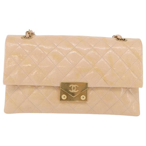 Patent leather handbag