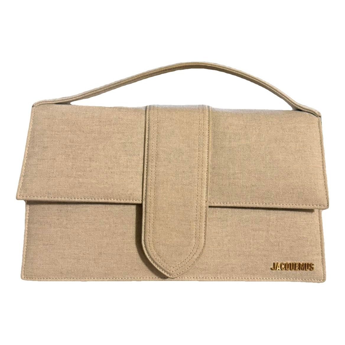 Jacquemus Le Grand Bambino linen handbag