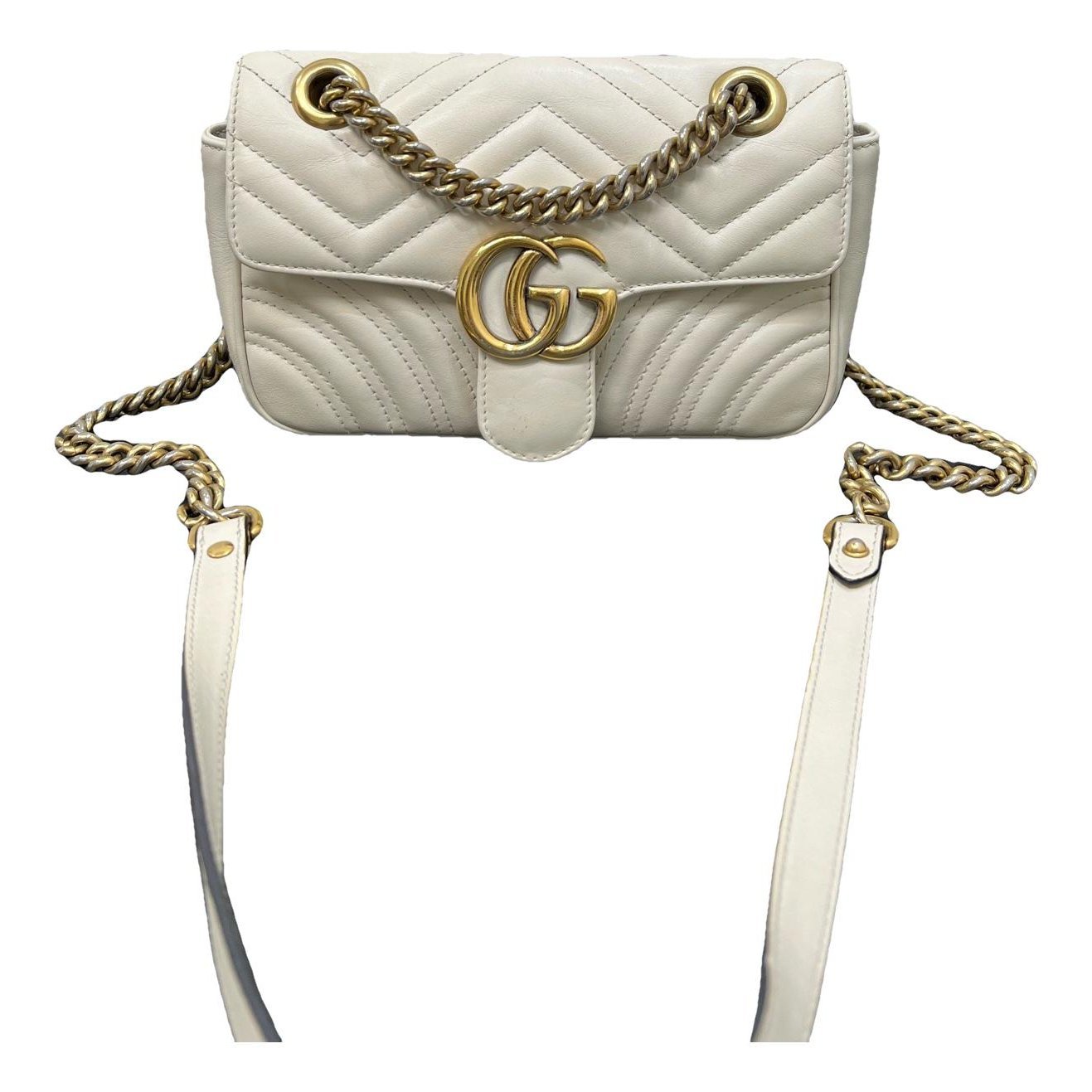 GG Marmont Flap leather crossbody bag