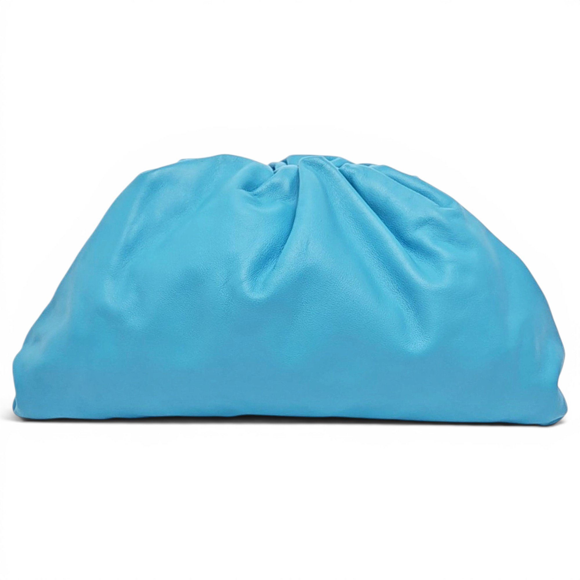 Pouch leather clutch bag