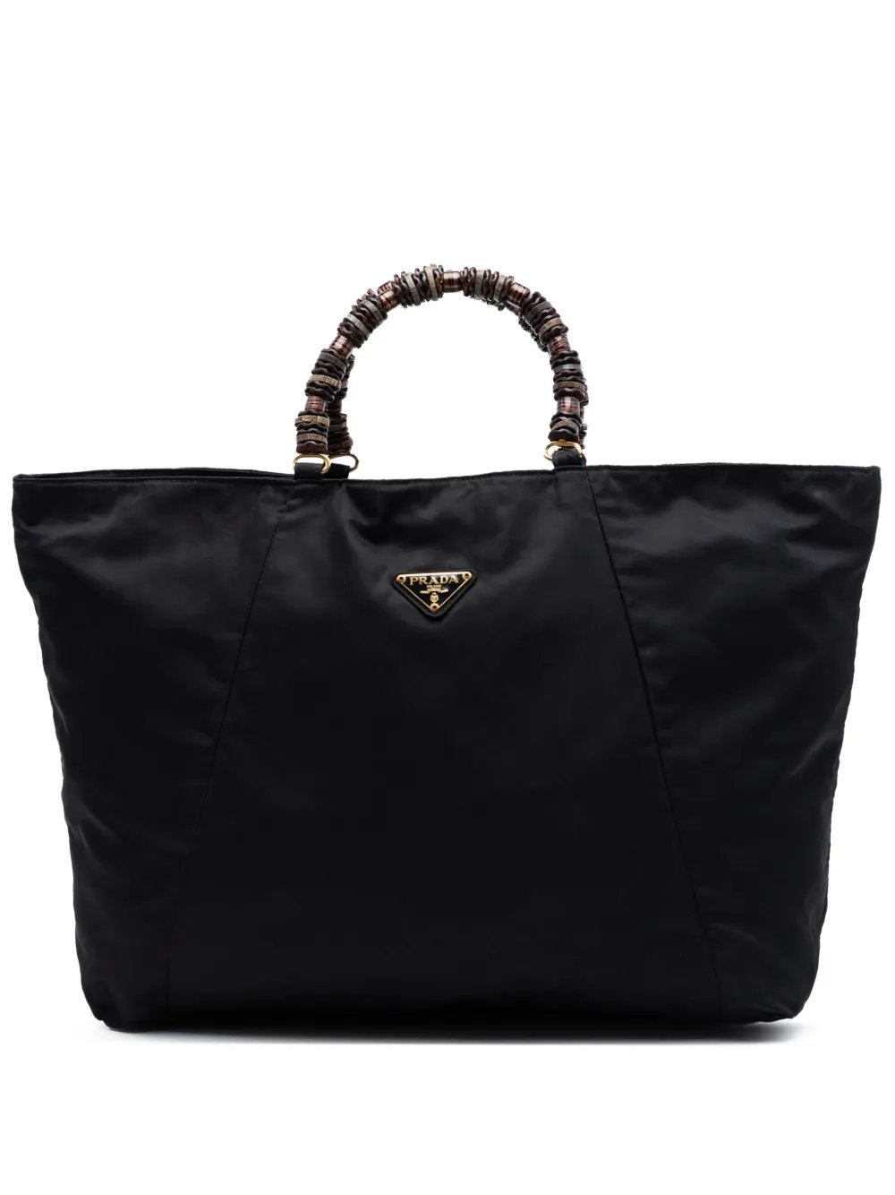 2000-2013 Tessuto Beaded Handle tote bag