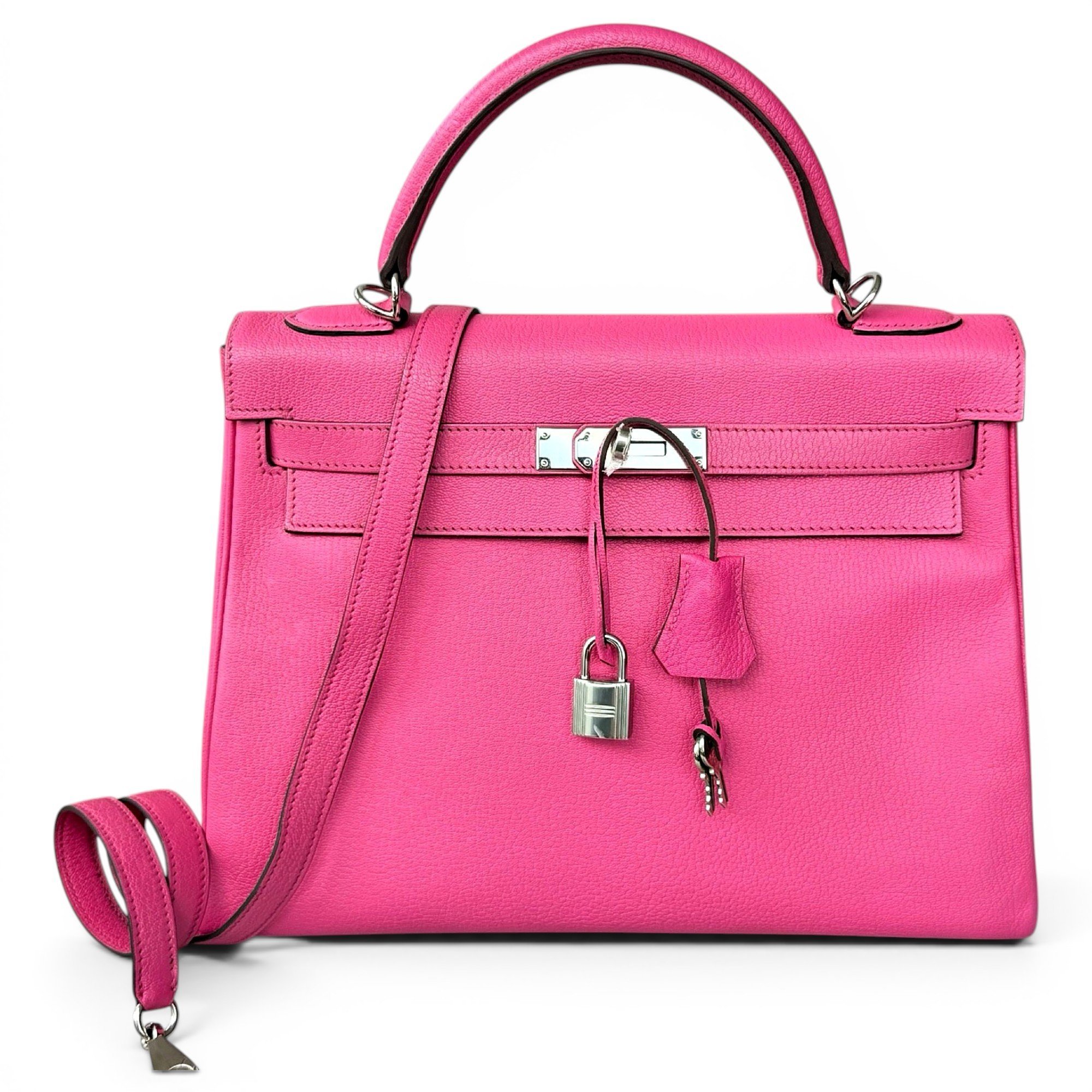 Kelly 32 leather handbag