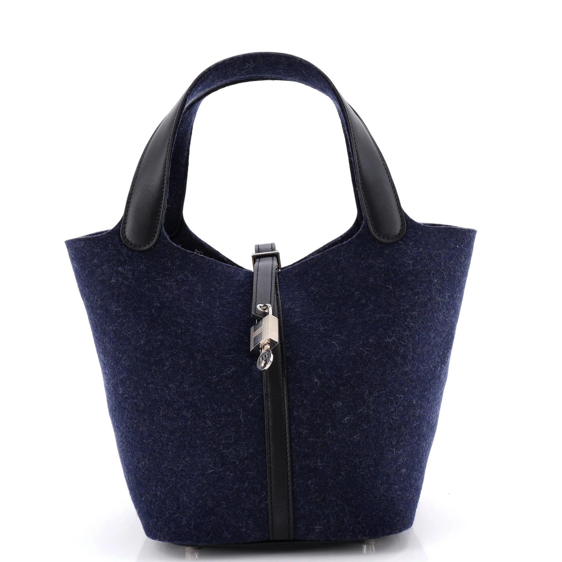 Picotin leather handbag