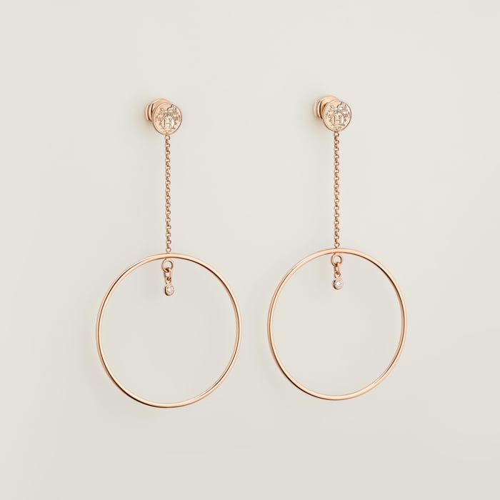 Sans Coloris Hermès Ex-libris Earrings