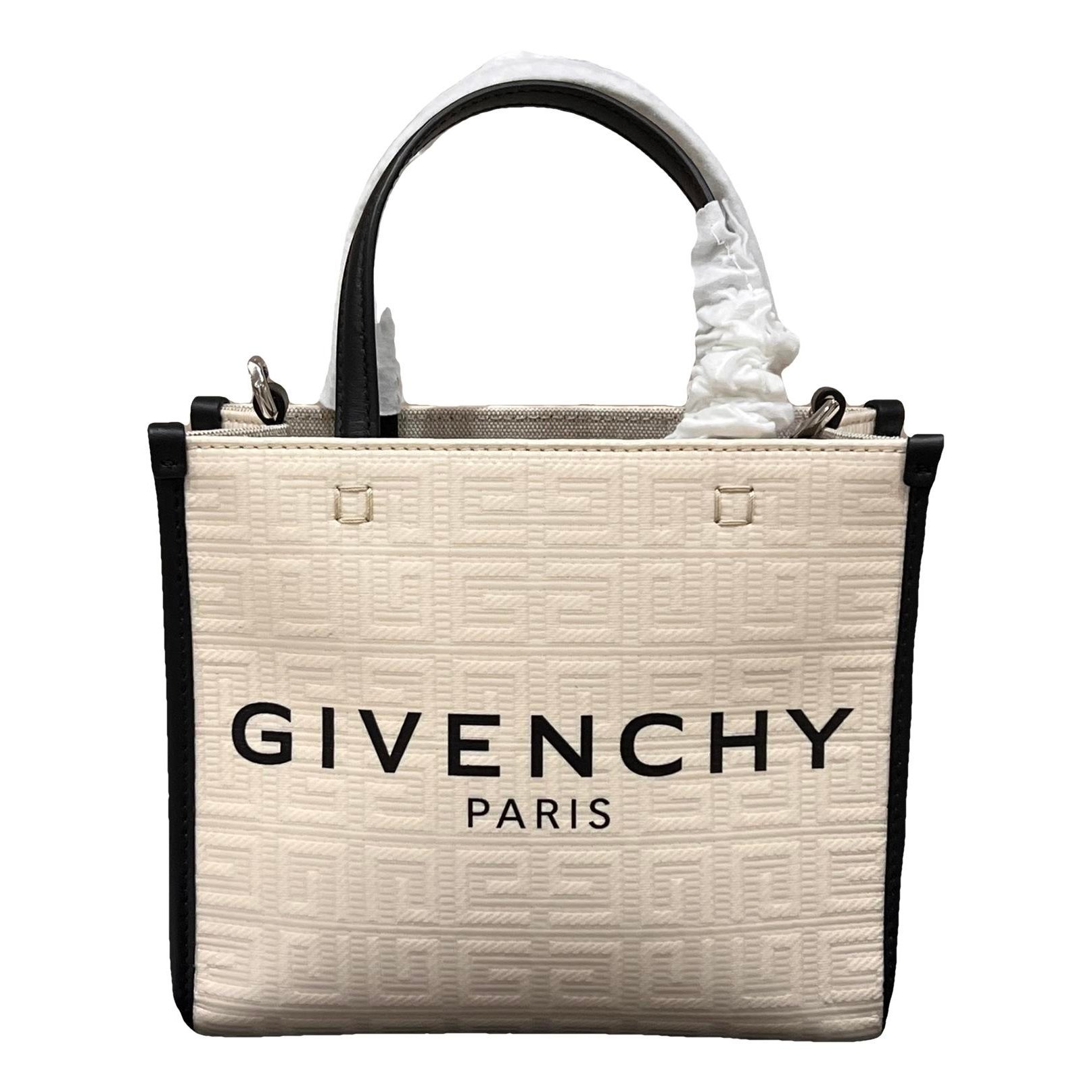 G Tote leather handbag