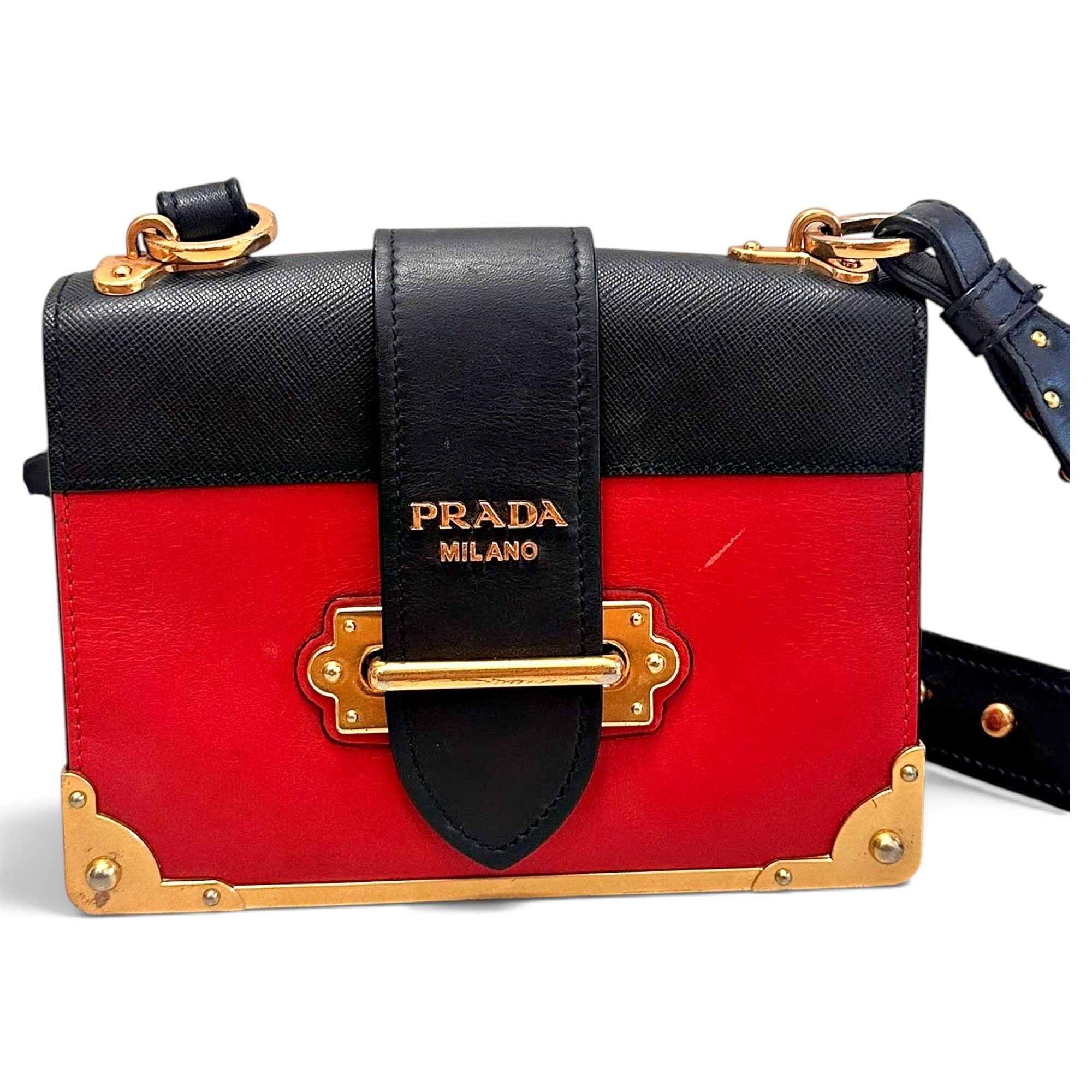 Cahier leather crossbody bag