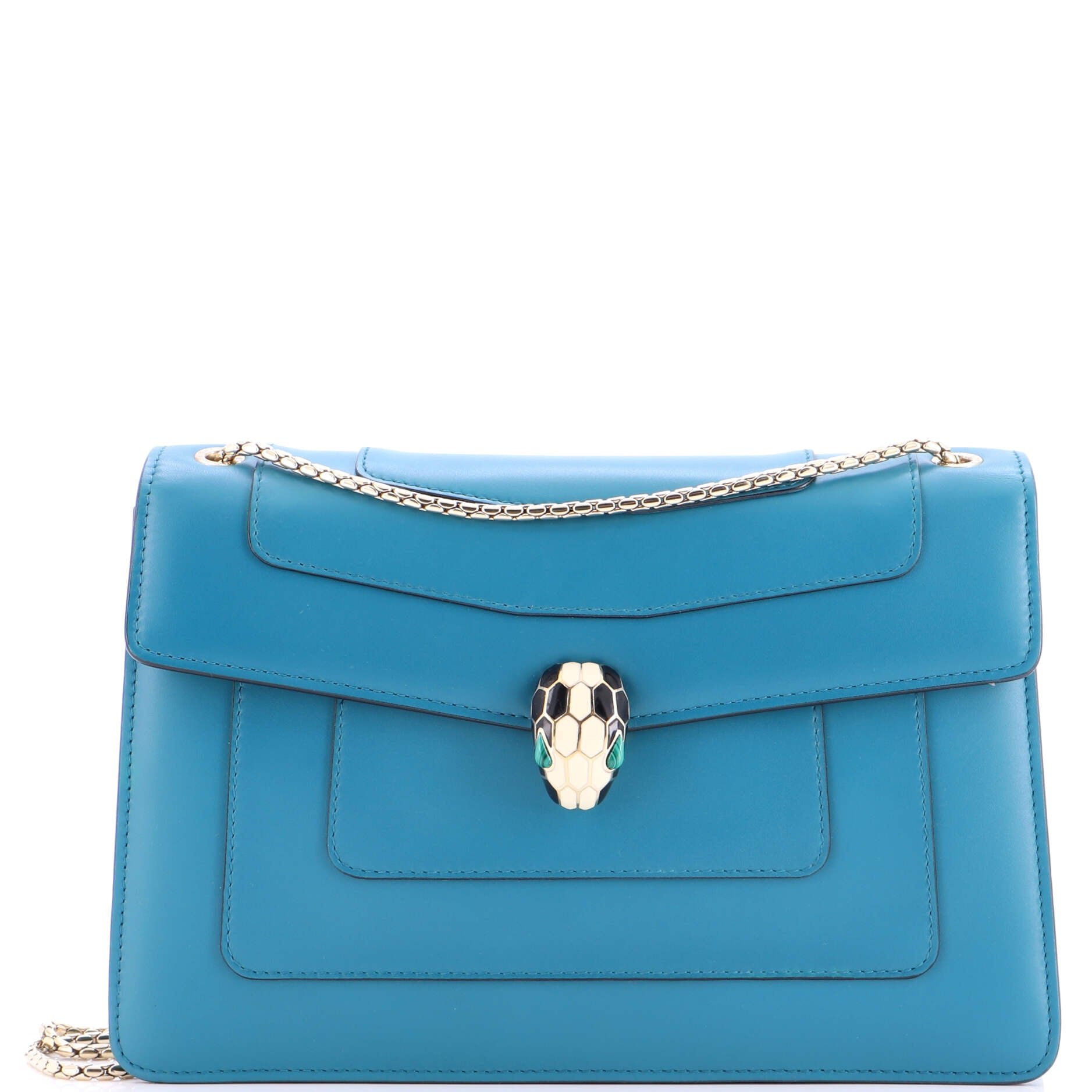 Bvlgari Serpenti Forever Shoulder Bag Leather Medium