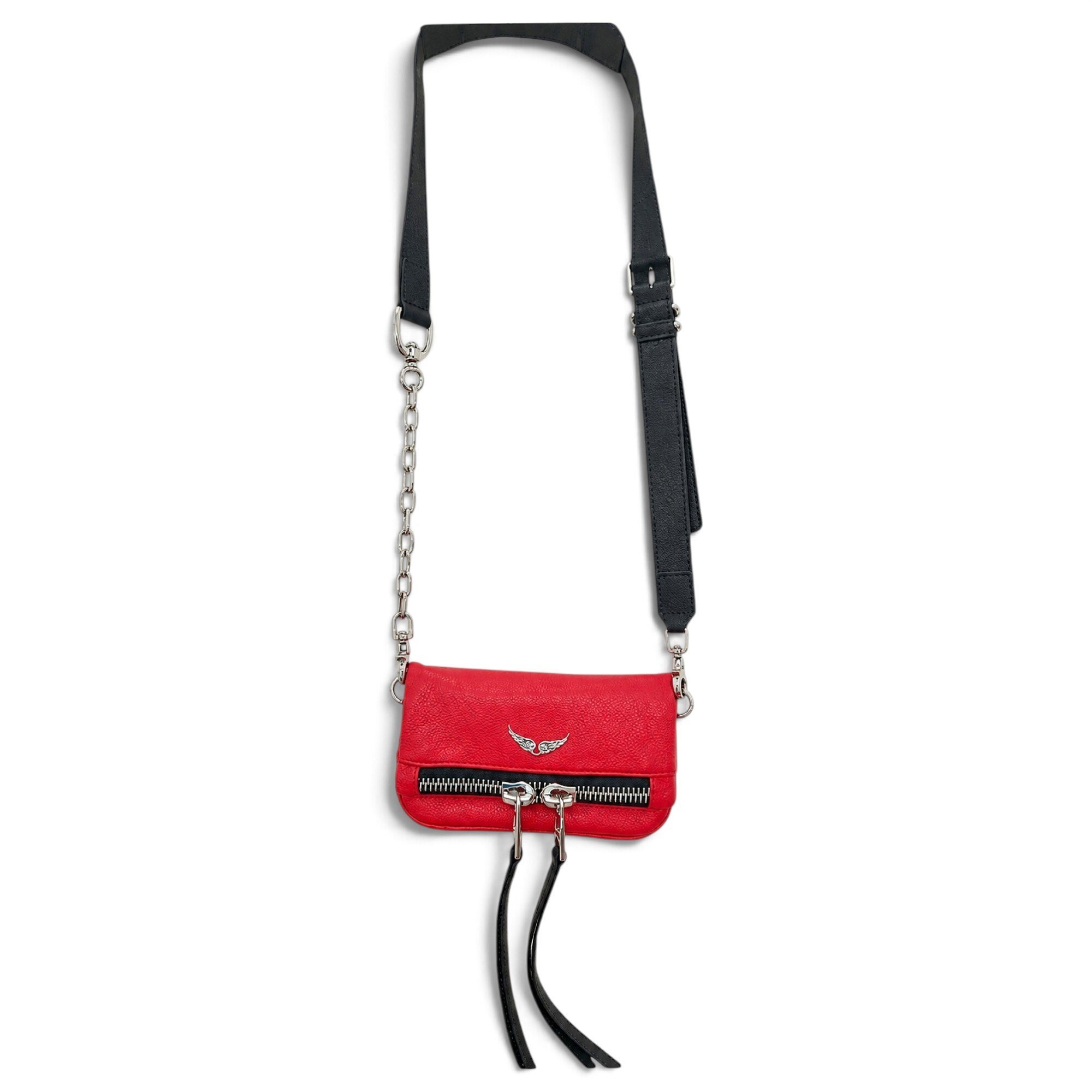 Rock leather crossbody bag