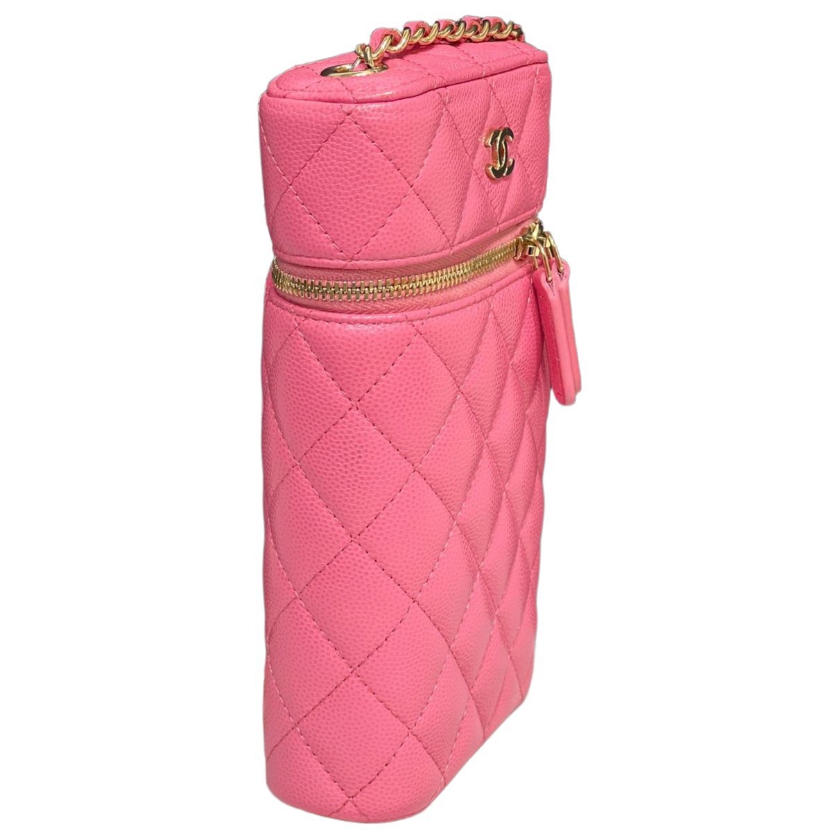 Wallet On Chain leather crossbody bag