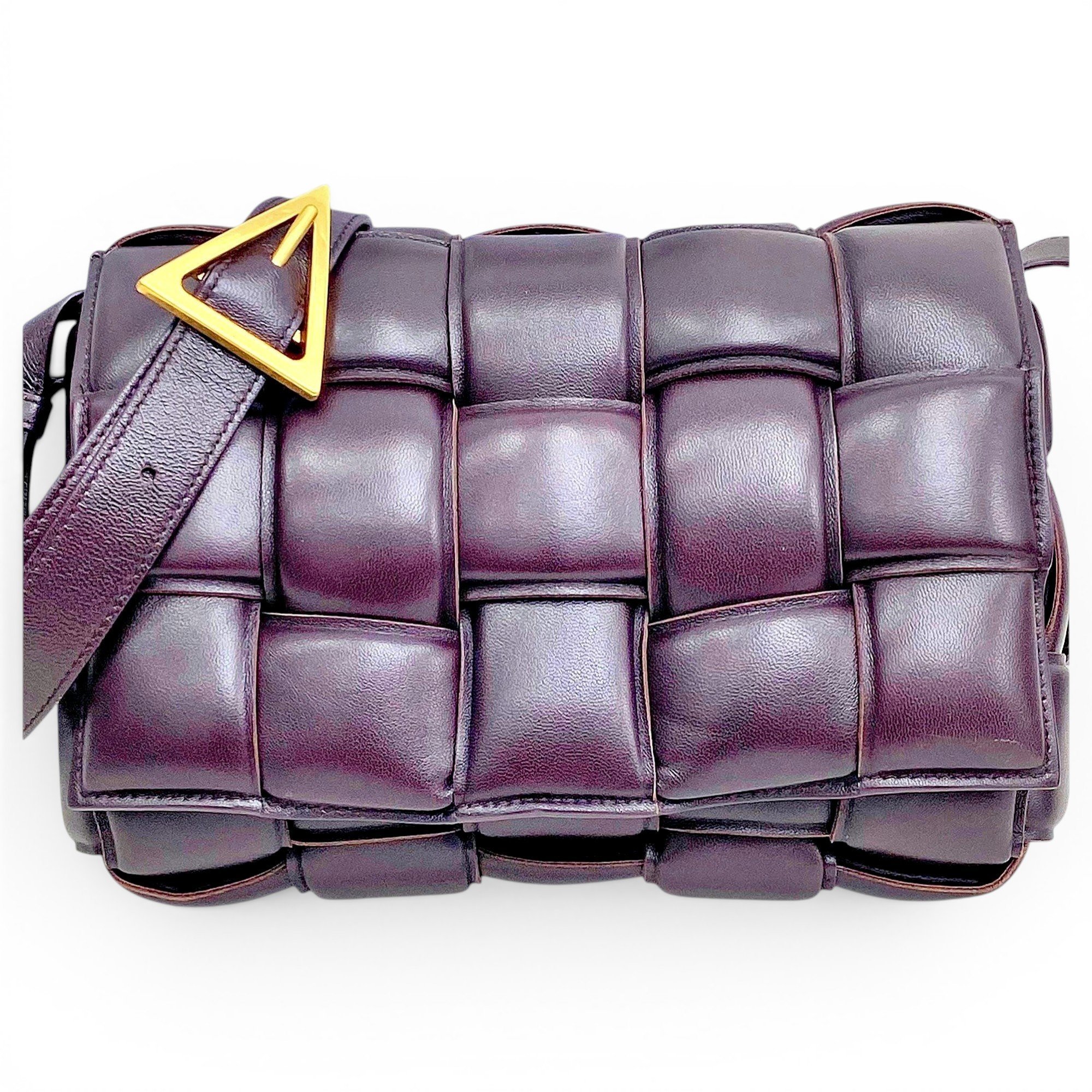Cassette Padded leather handbag