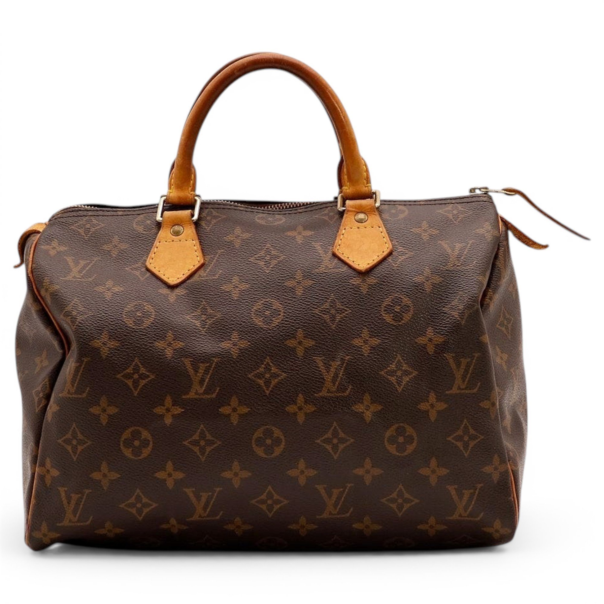 Speedy leather handbag