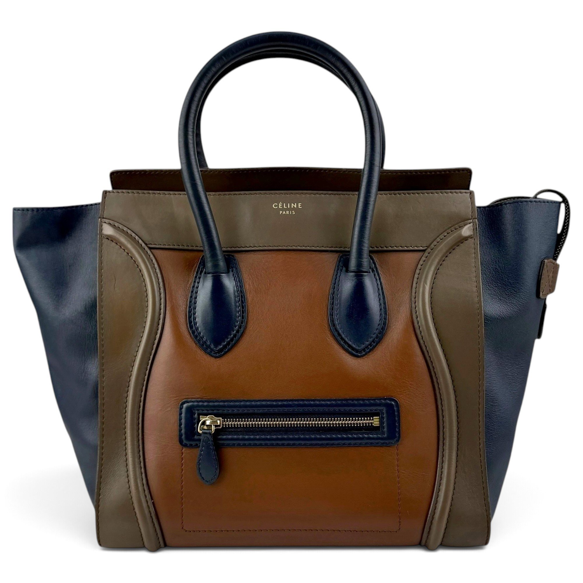 Luggage leather handbag