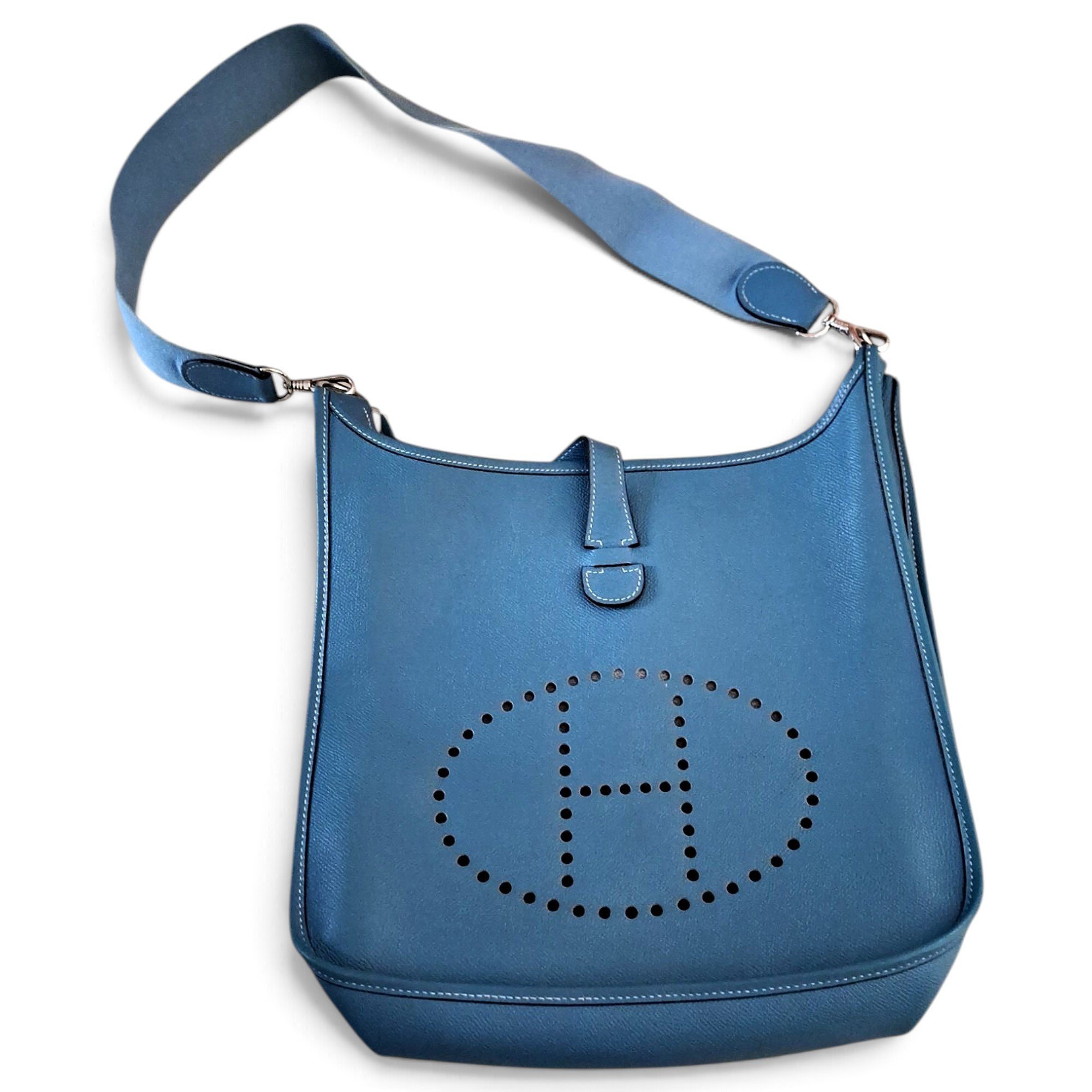 Evelyne leather handbag