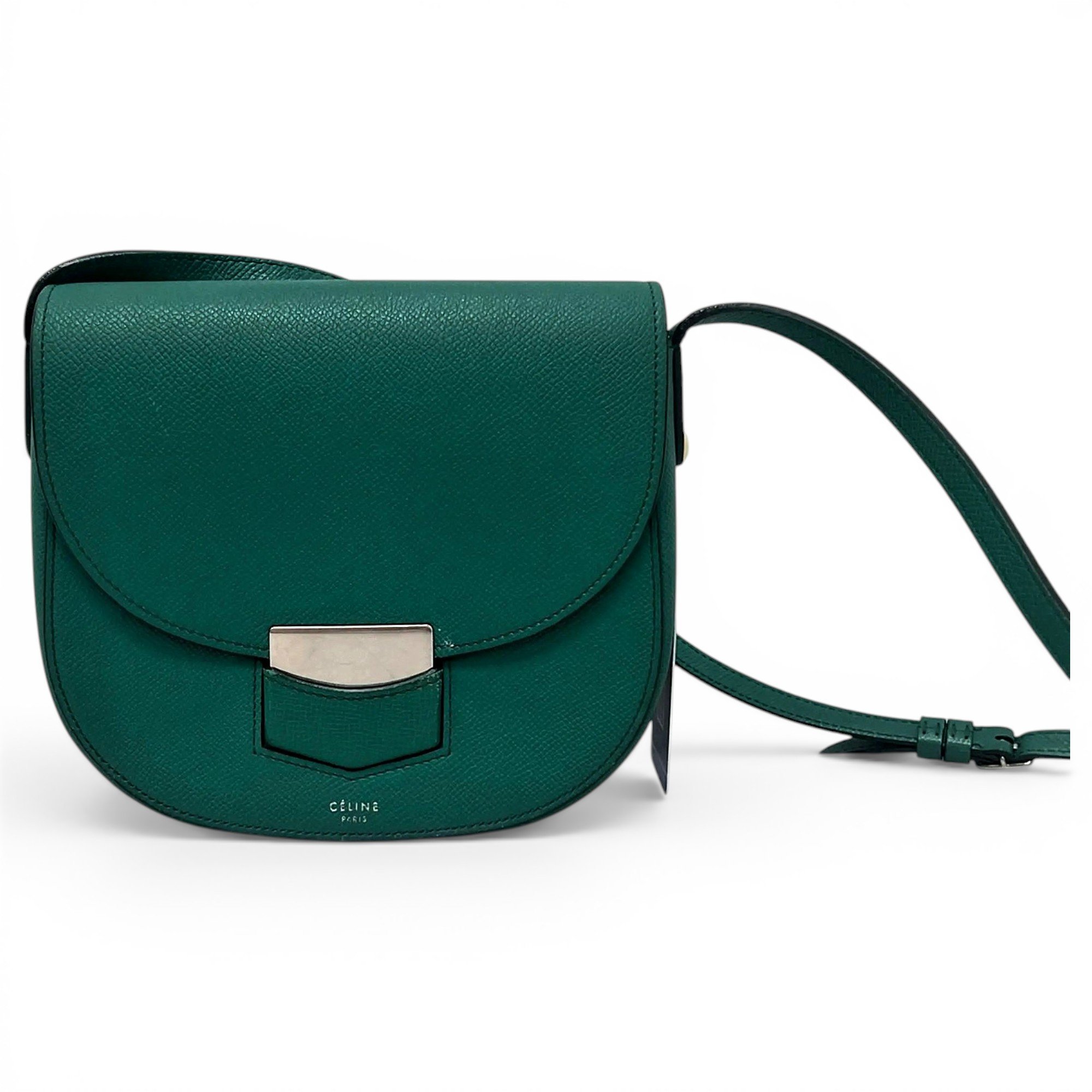 Trotteur leather crossbody bag