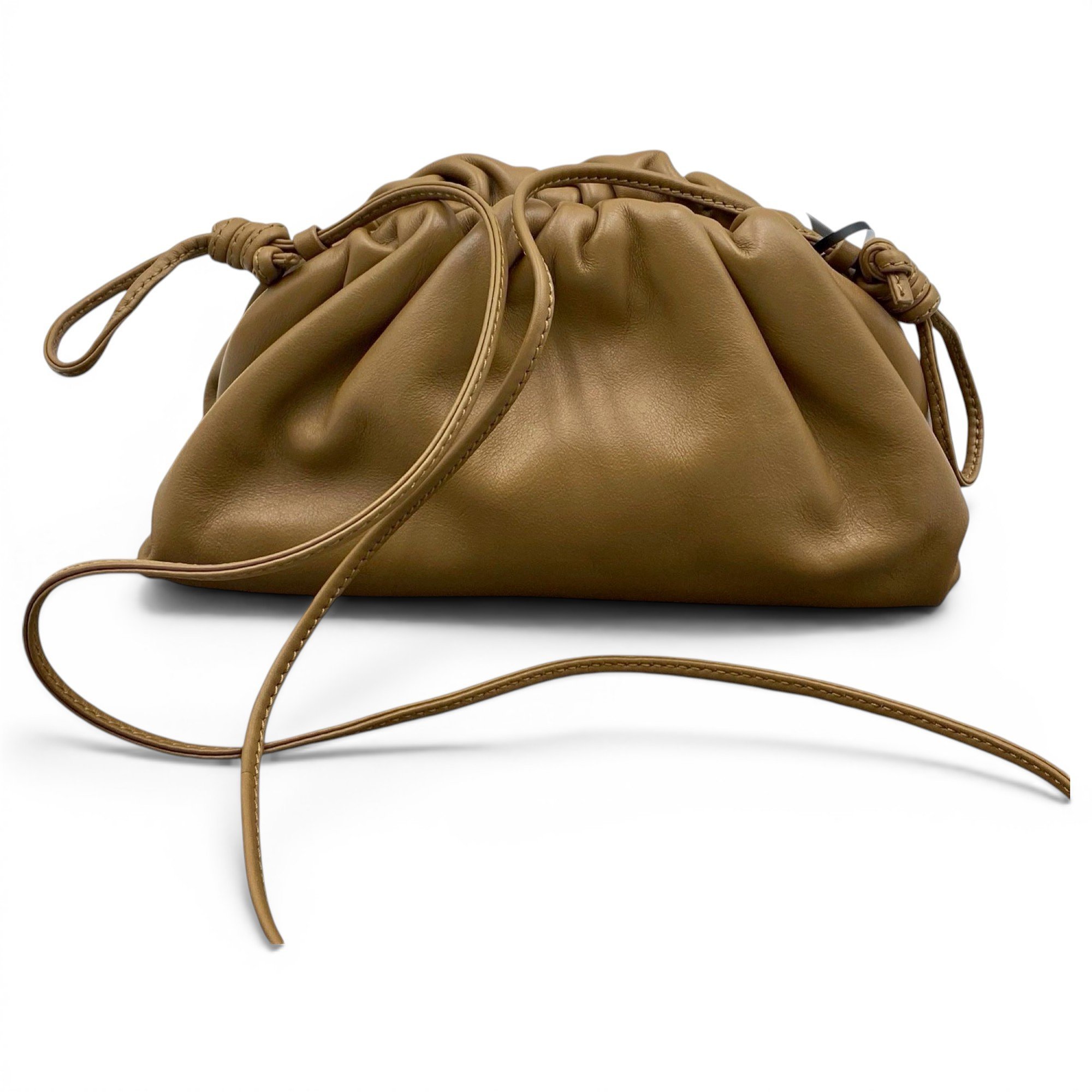 Pouch leather handbag