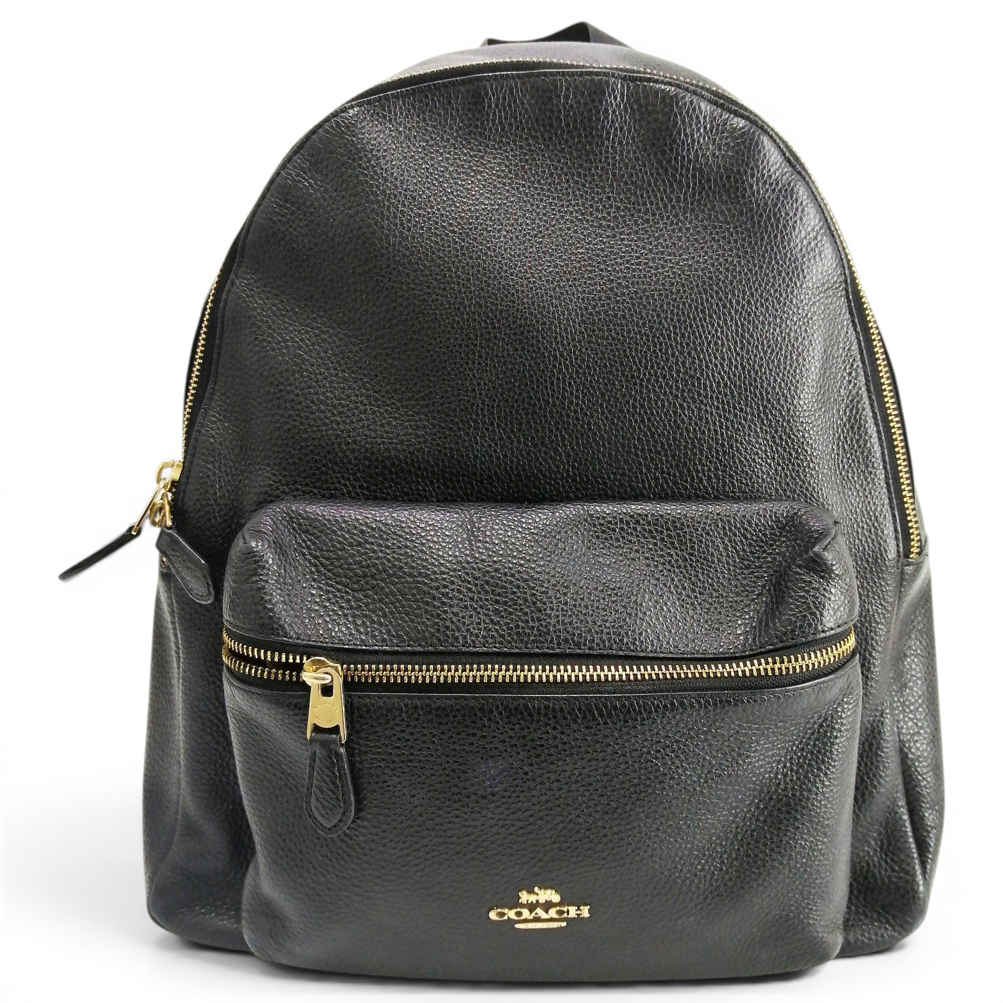Campus leather backpack