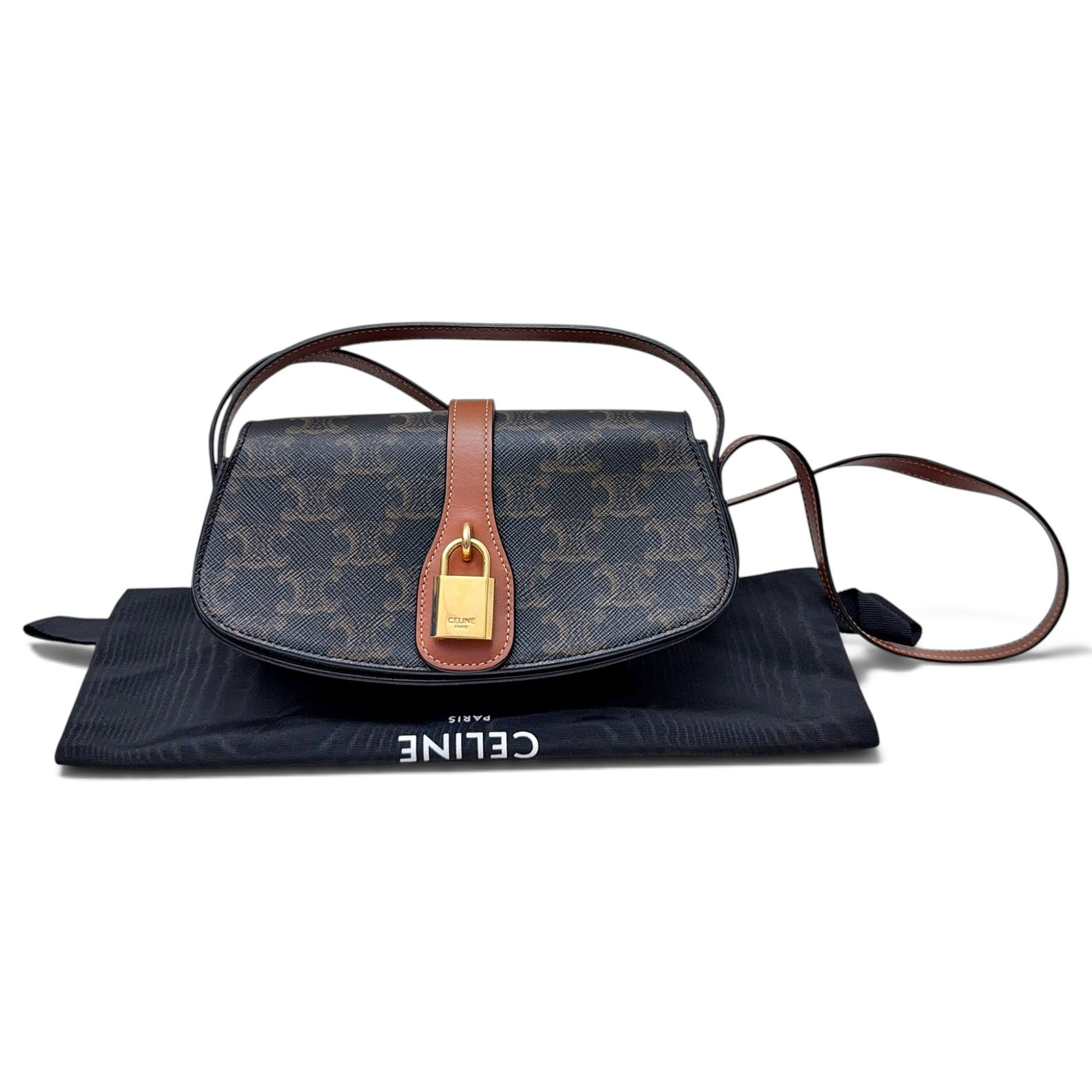 Tabou leather handbag