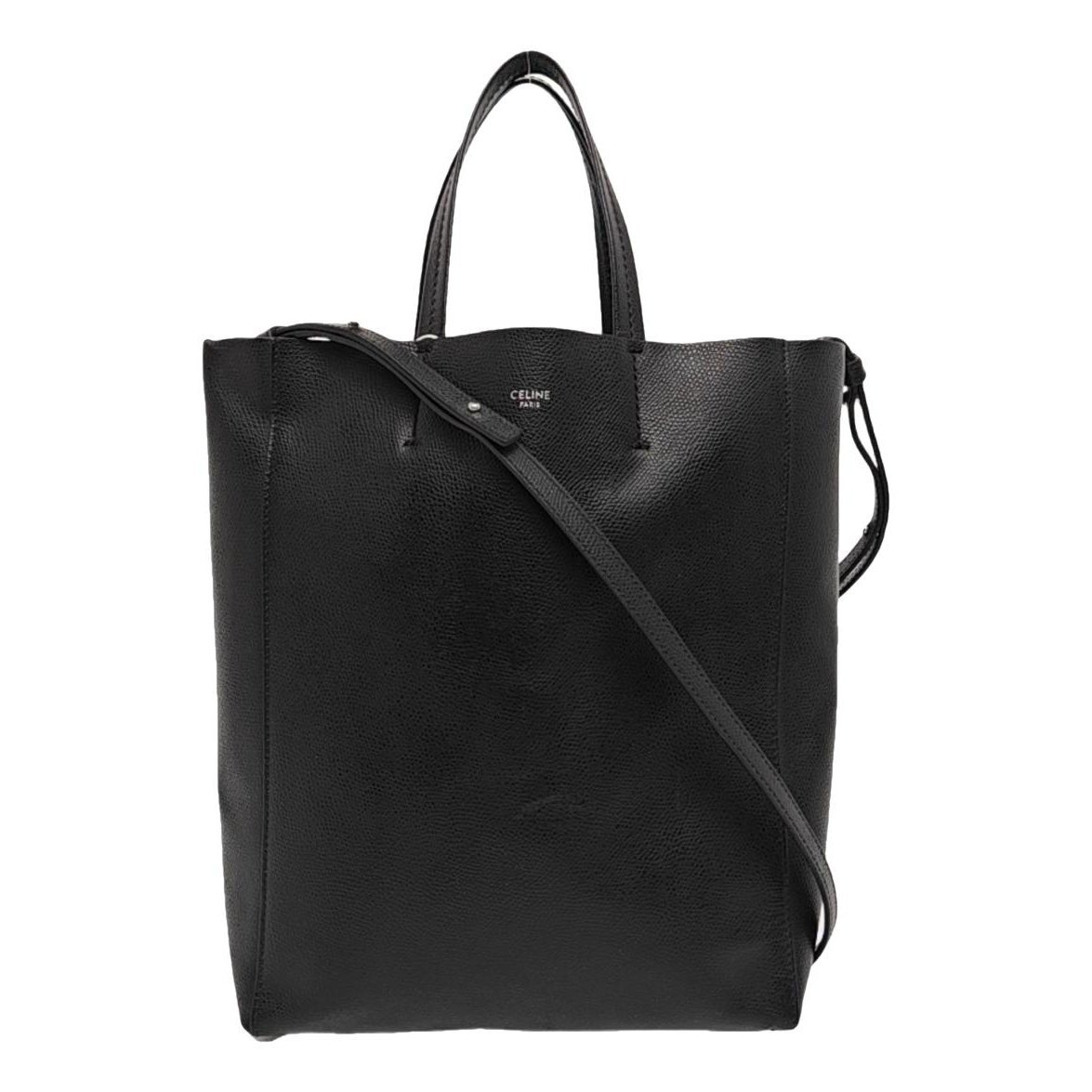 Cabas leather handbag