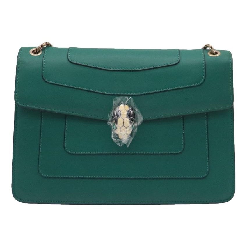 Serpenti leather handbag