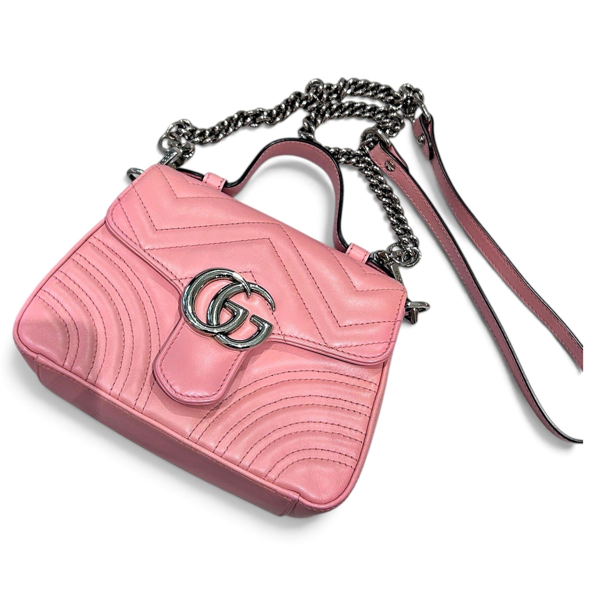 Gucci GG Marmont Flap leather handbag