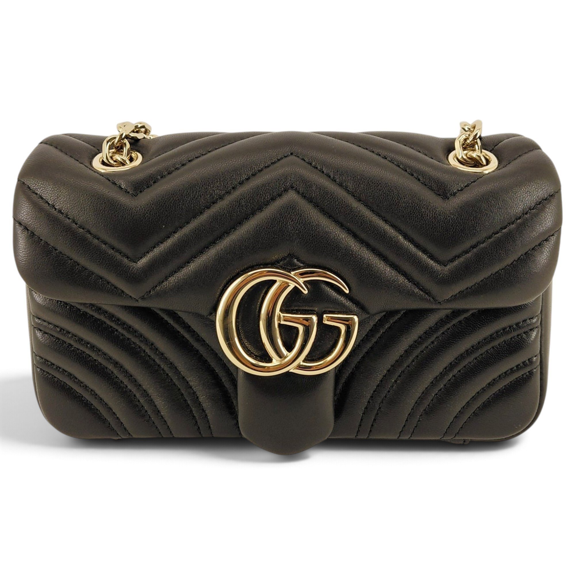 GG Marmont Flap leather handbag