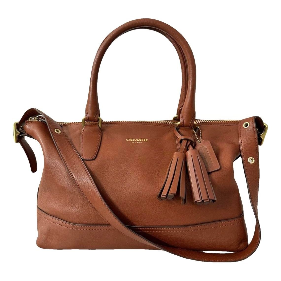 Leather satchel