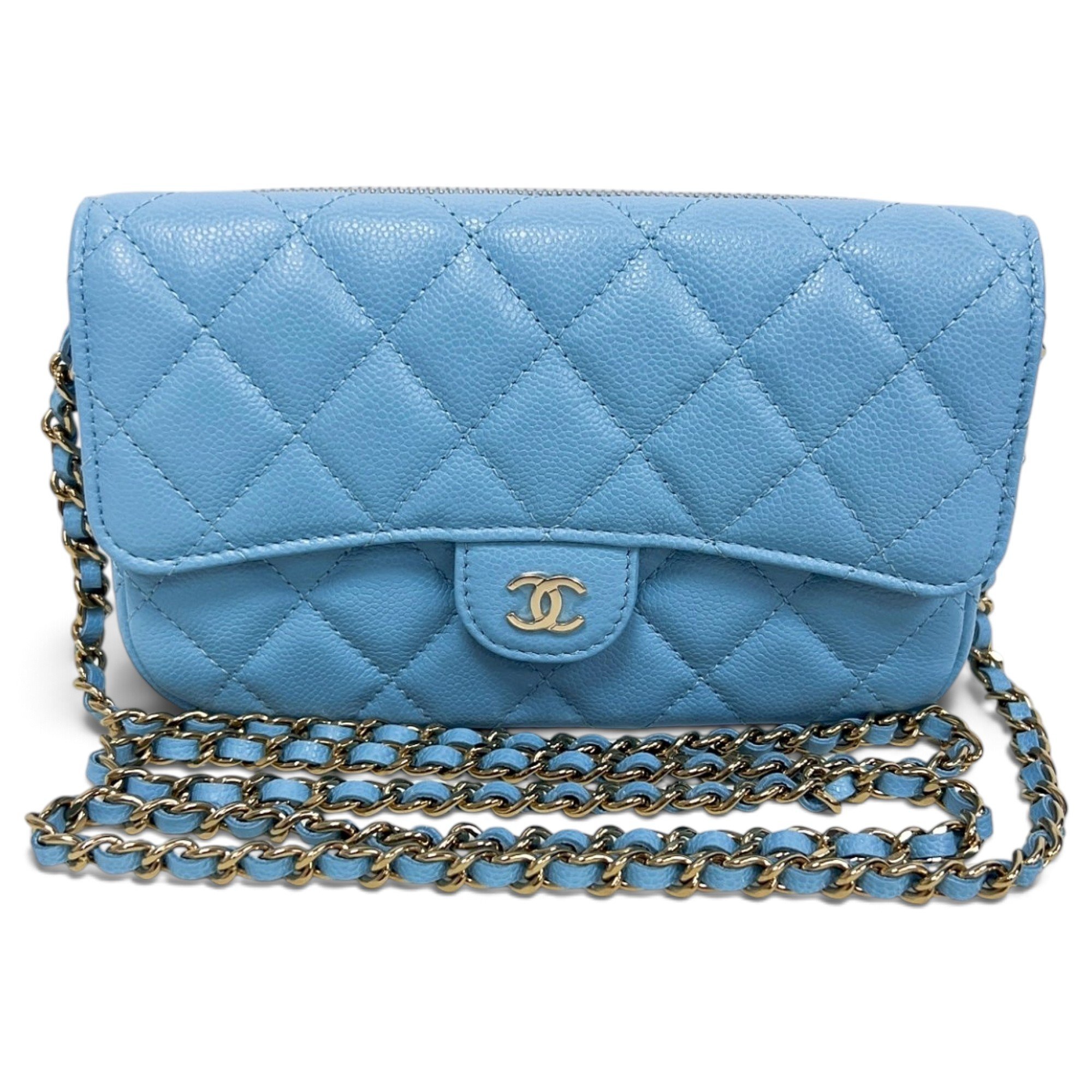 Wallet On Chain Timeless/Classique leather handbag