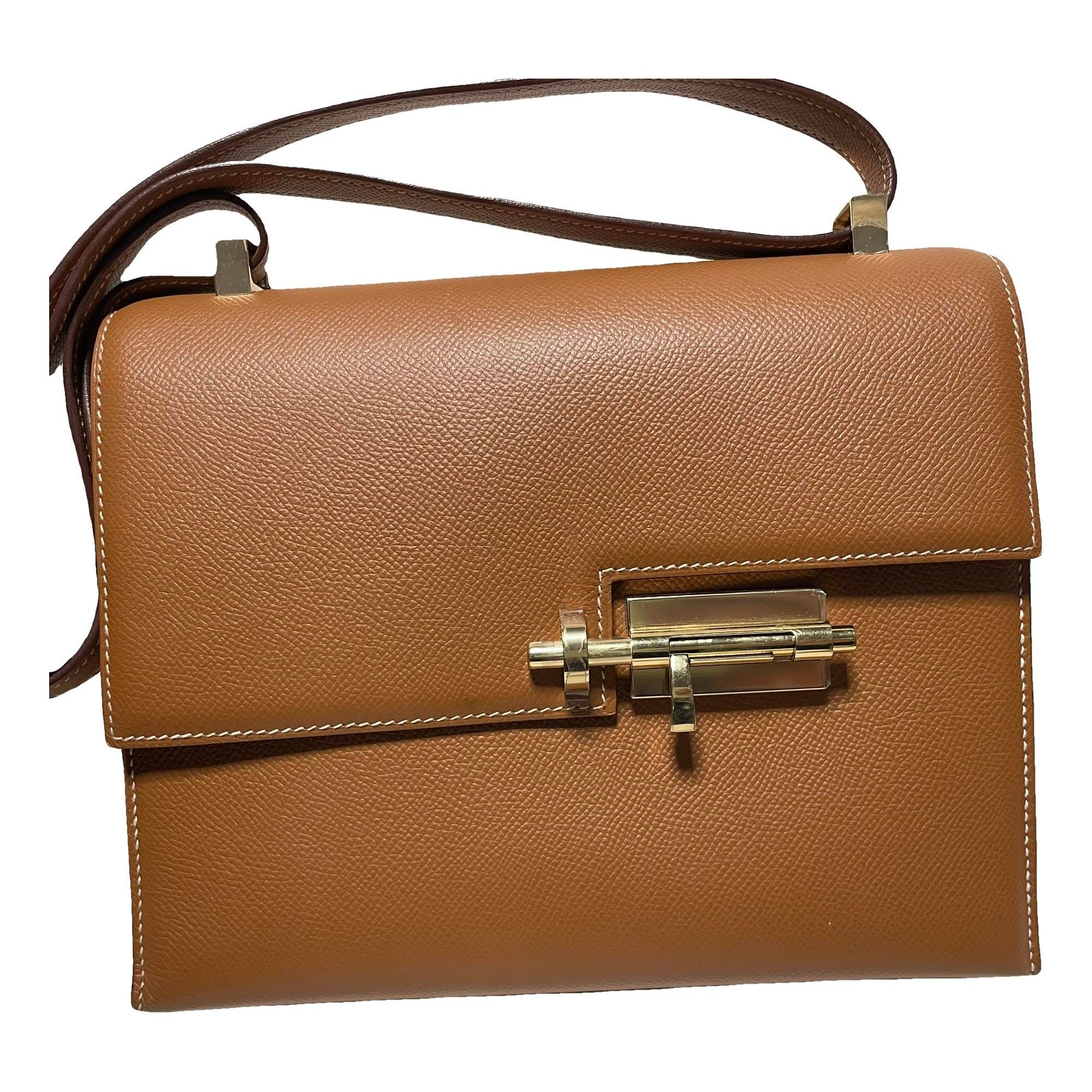 Verrou leather handbag