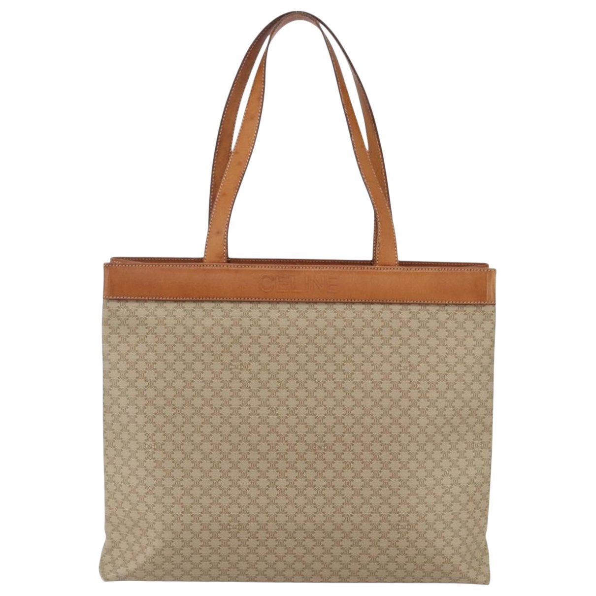 Leather tote