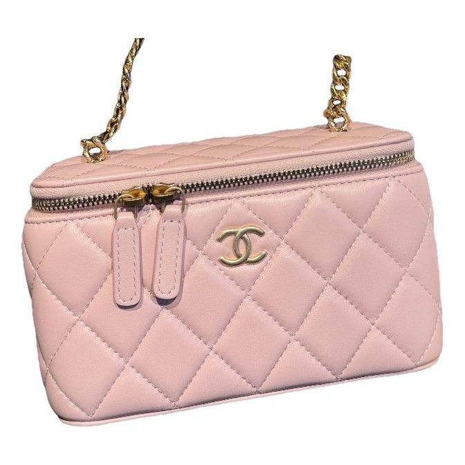 Trendy CC Vanity leather handbag