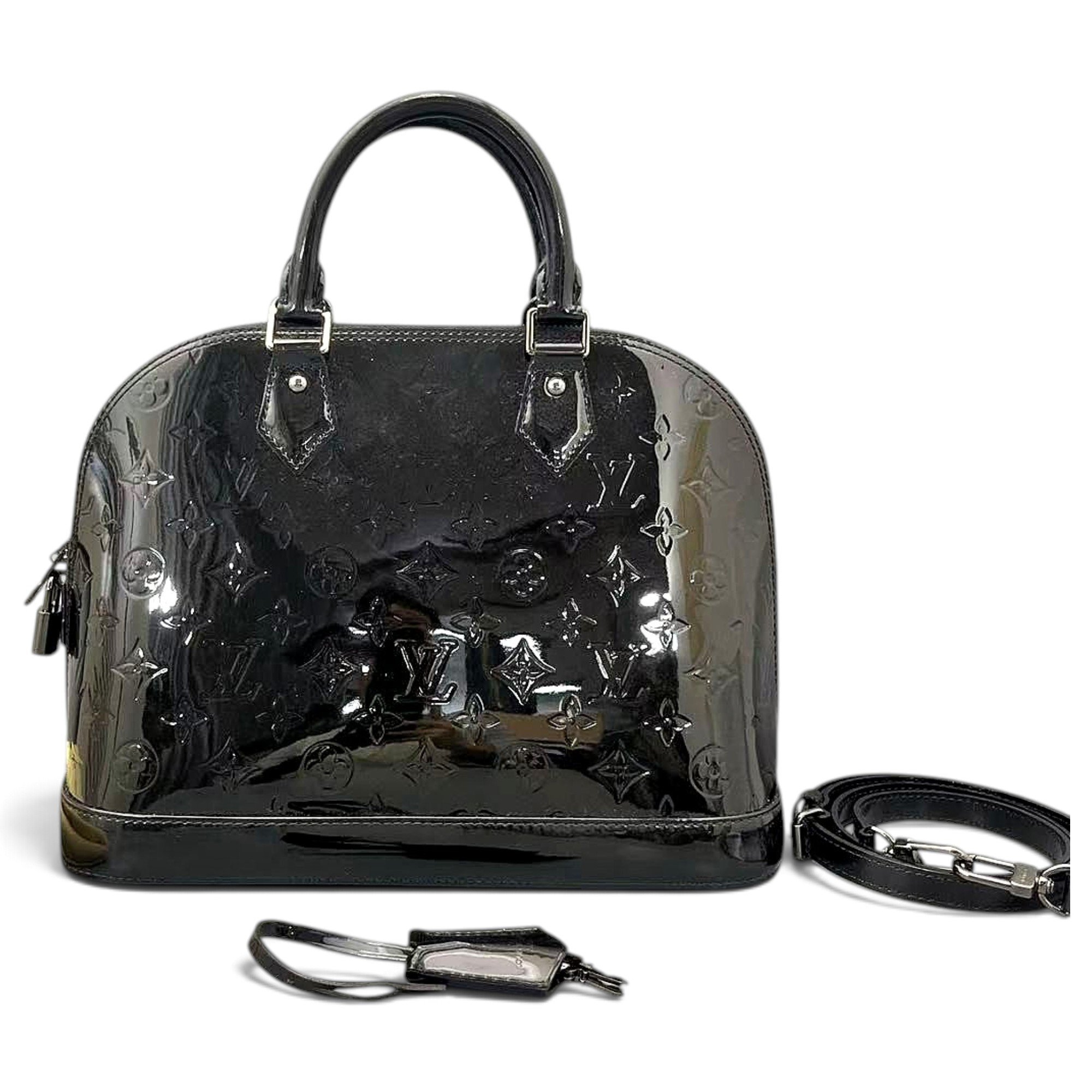 Alma patent leather handbag