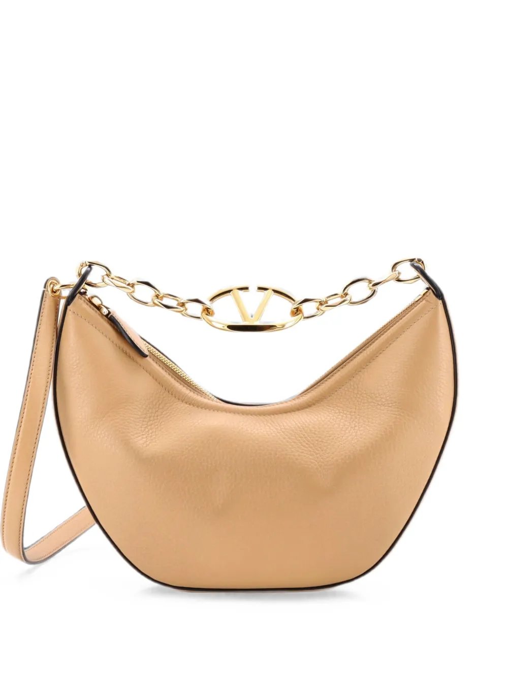 Valentino Garavani Vlogo Moon Leather Small hobo bag