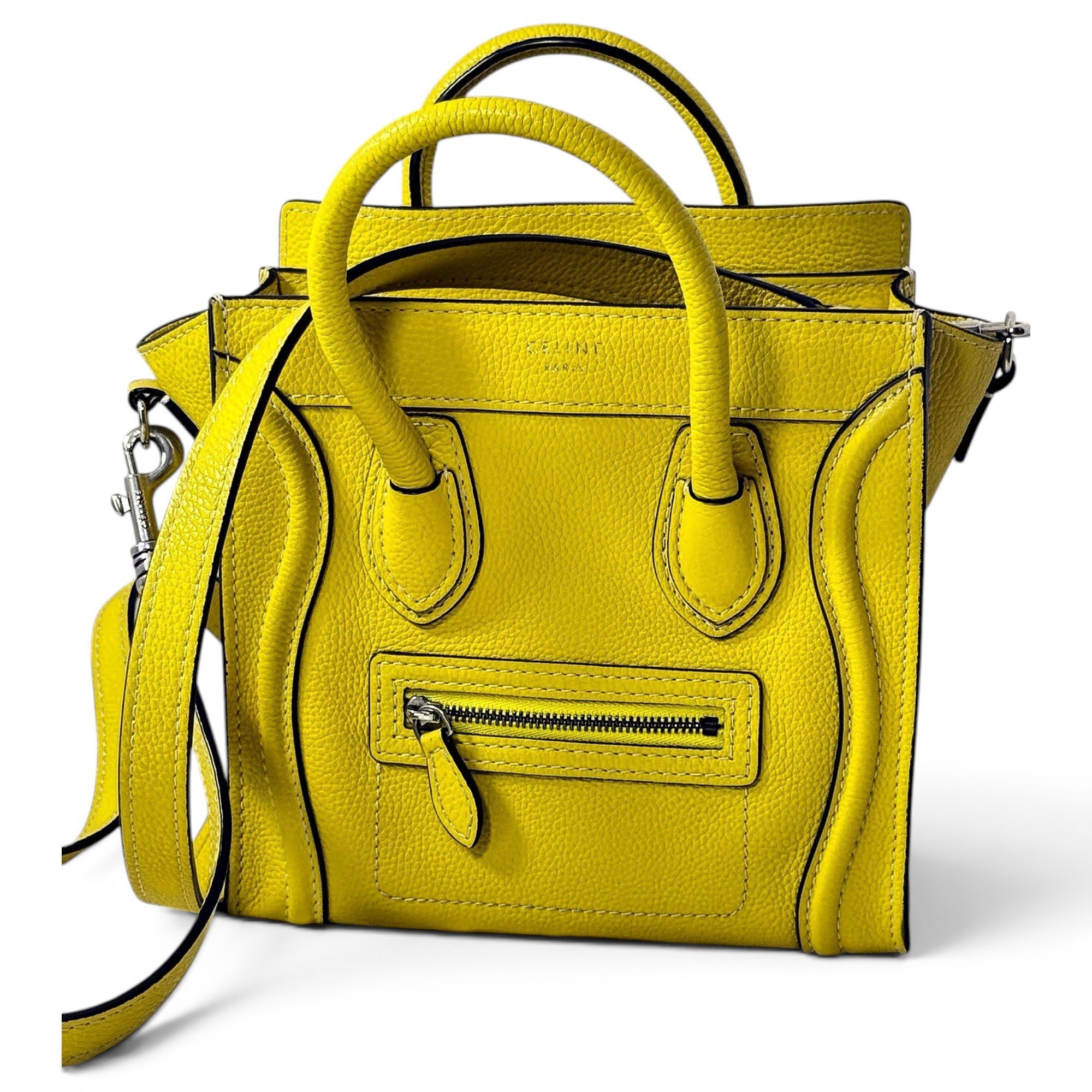 Nano Luggage leather handbag