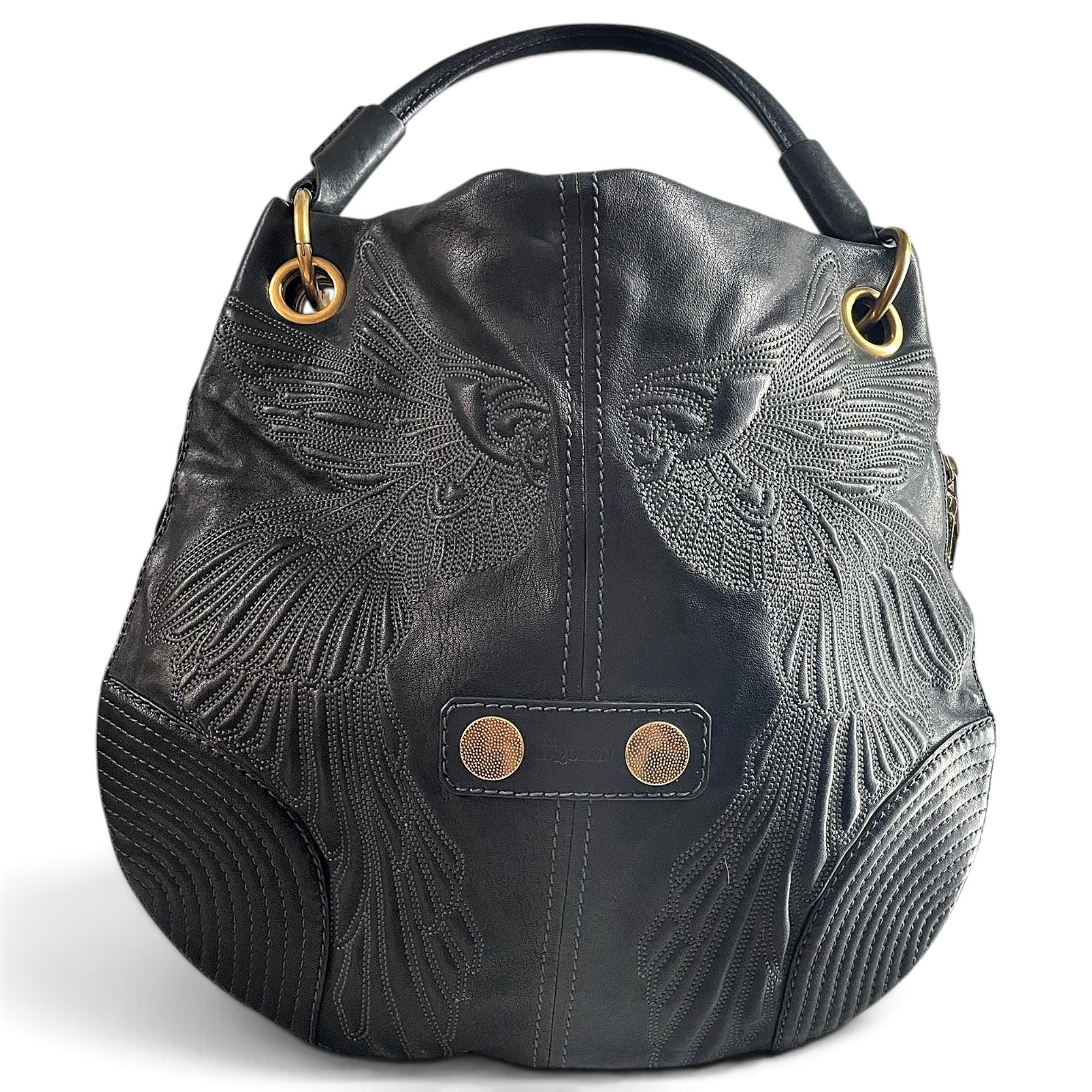 Leather handbag