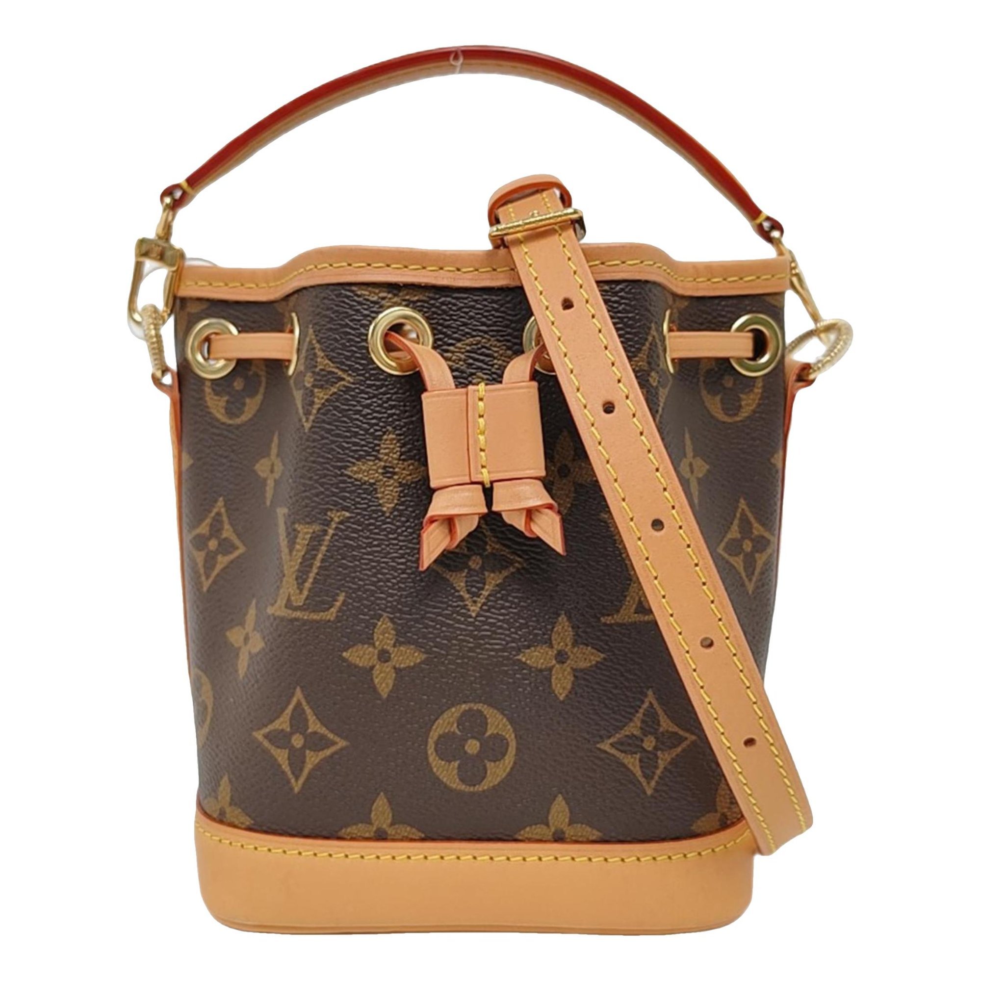 Nano Noé leather handbag