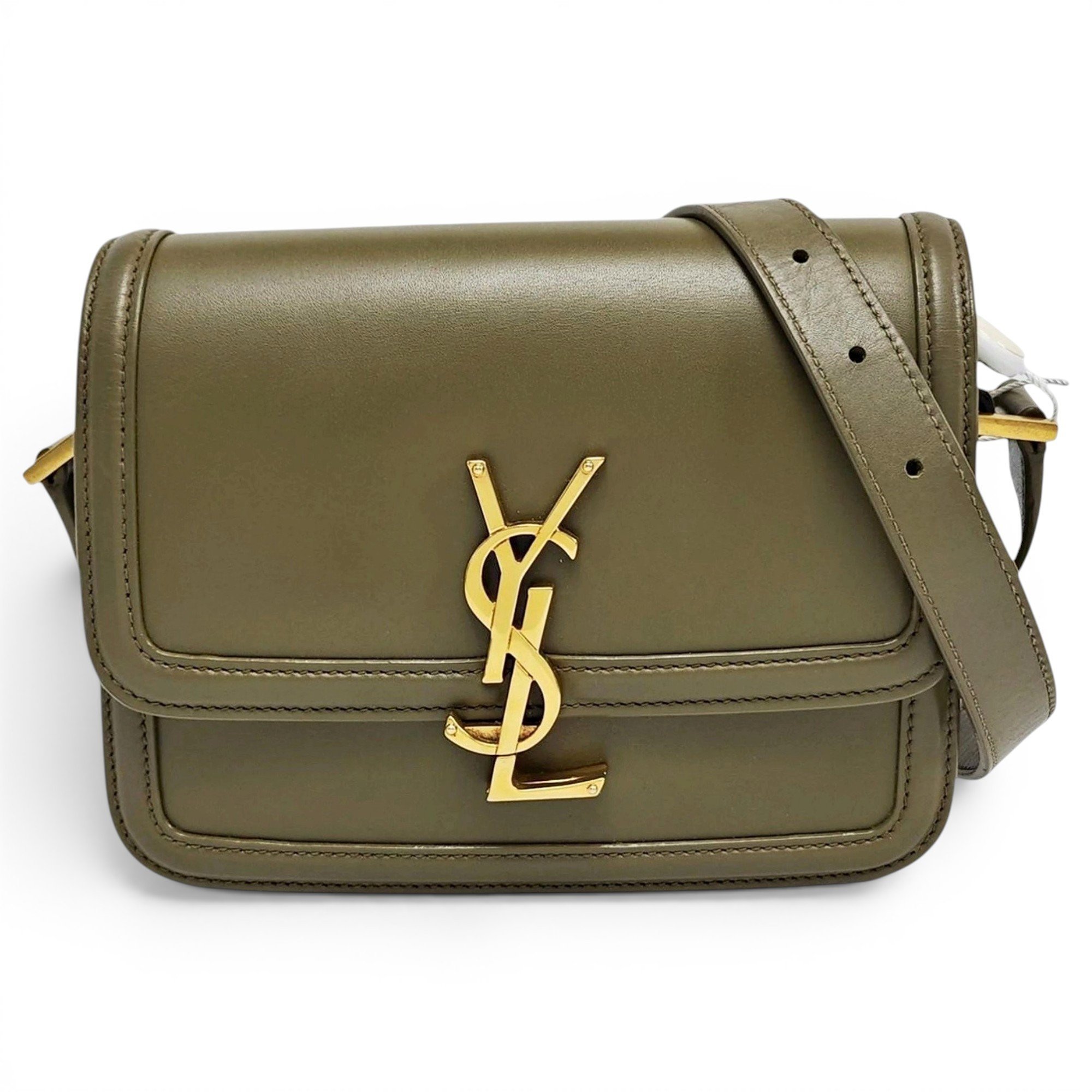 Solférino leather handbag